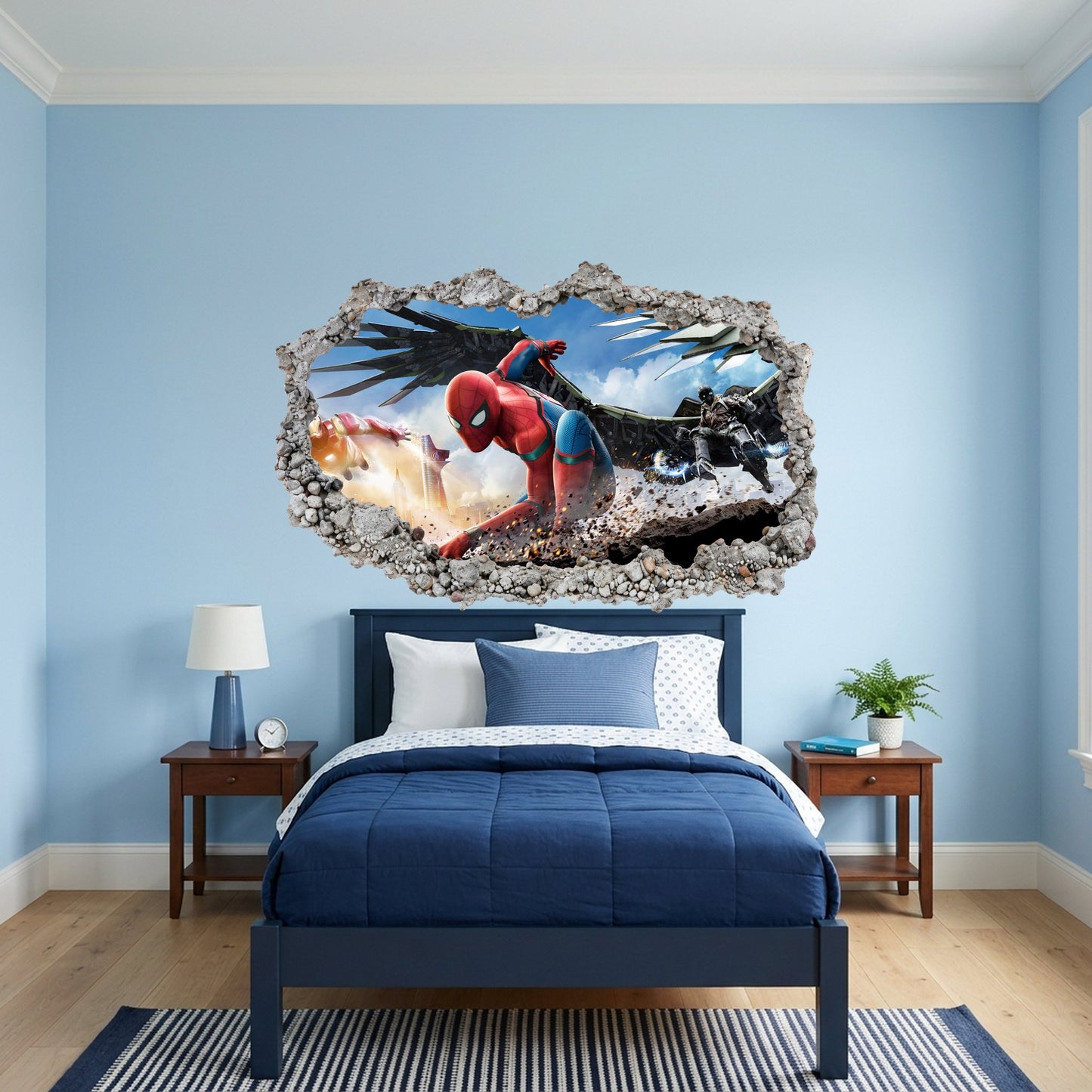 Miles Morales Spider-Verse Kids Room Decor Nursery Wall Art 249