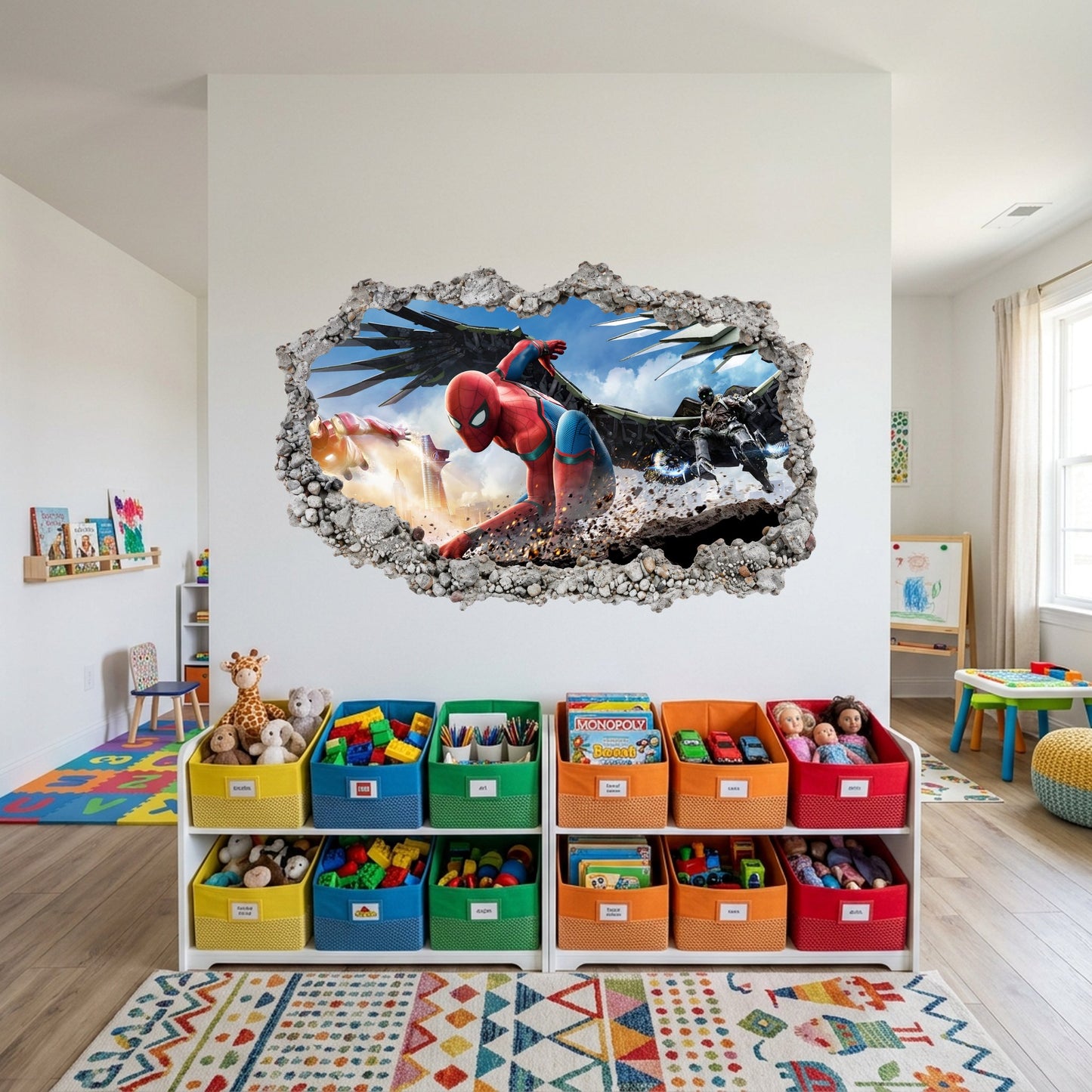 Miles Morales Spider-Verse Kids Room Decor Nursery Wall Art 249