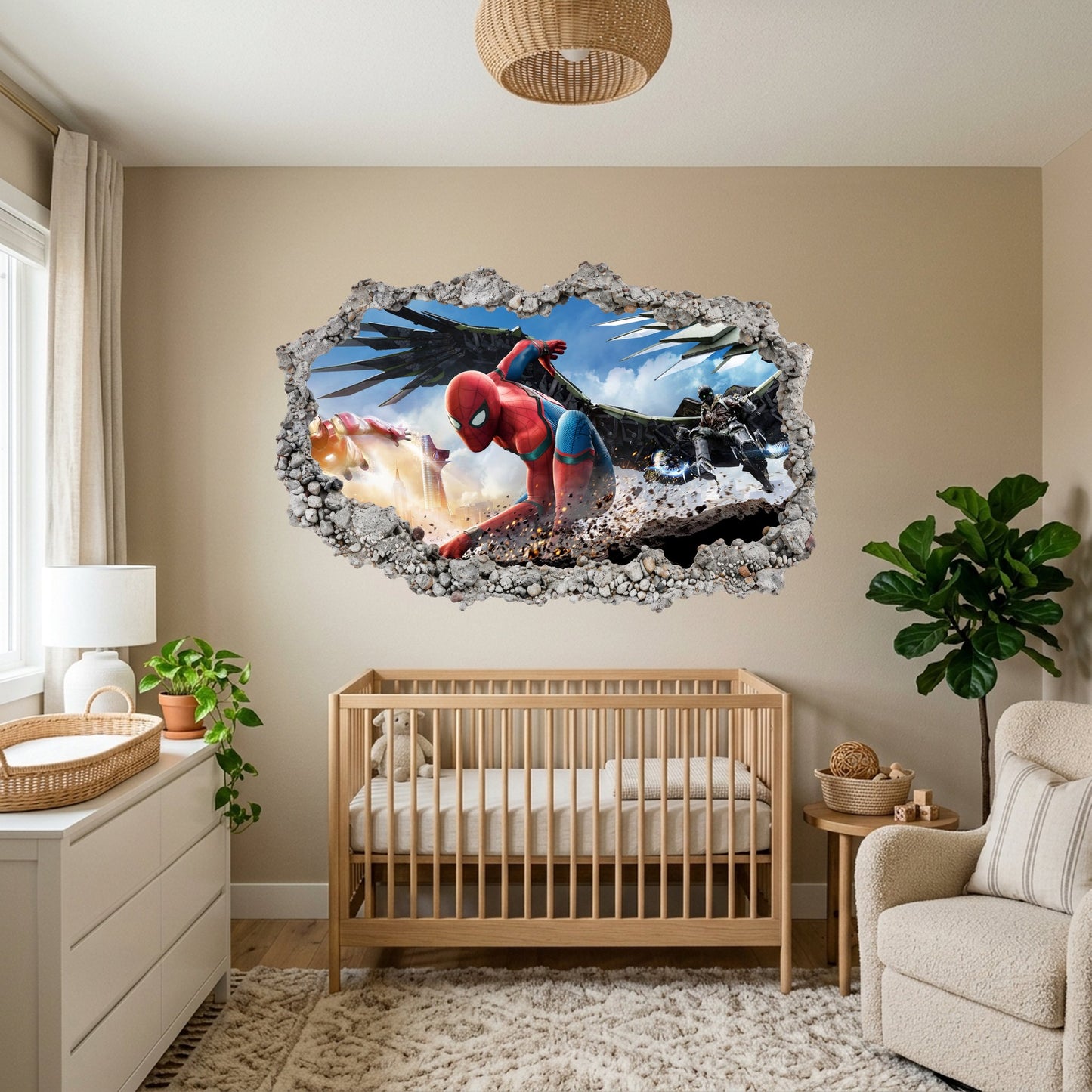Miles Morales Spider-Verse Kids Room Decor Nursery Wall Art 249