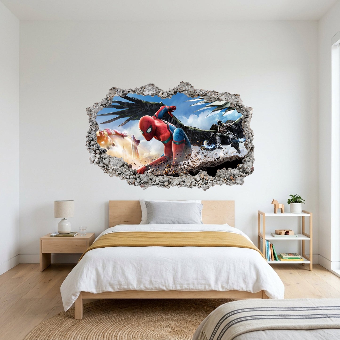Miles Morales Spider-Verse Kids Room Decor Nursery Wall Art 249