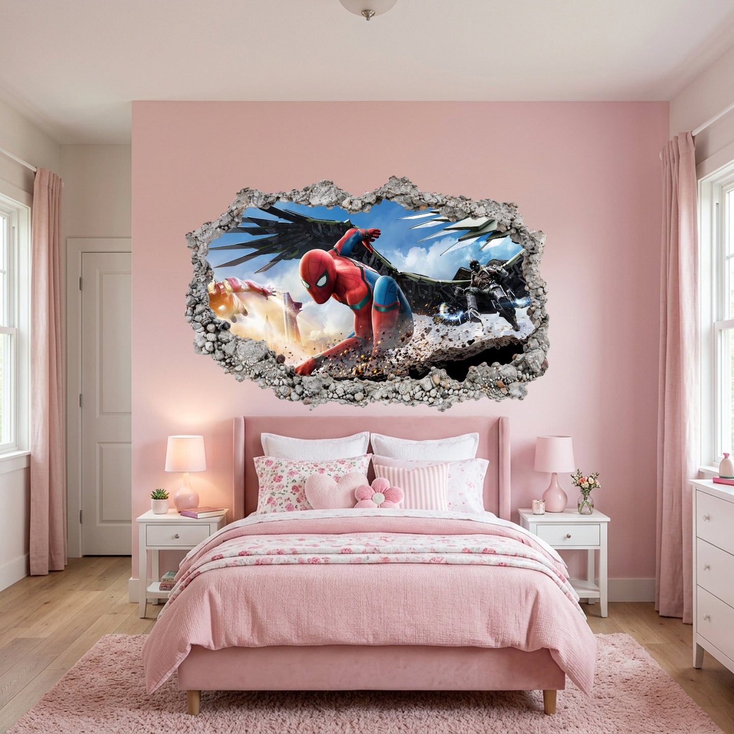 Miles Morales Spider-Verse Kids Room Decor Nursery Wall Art 249