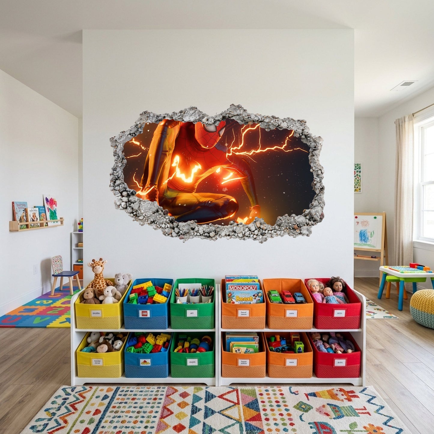 Miles Morales Spider-Verse Kids Room Decor Playroom Art Decal 261