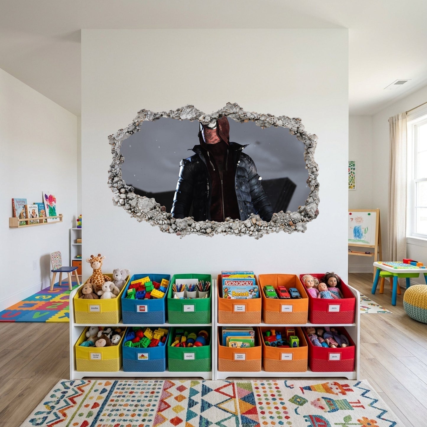 Miles Morales Spider-Verse Kids Room Decor Playroom Art Decal 269