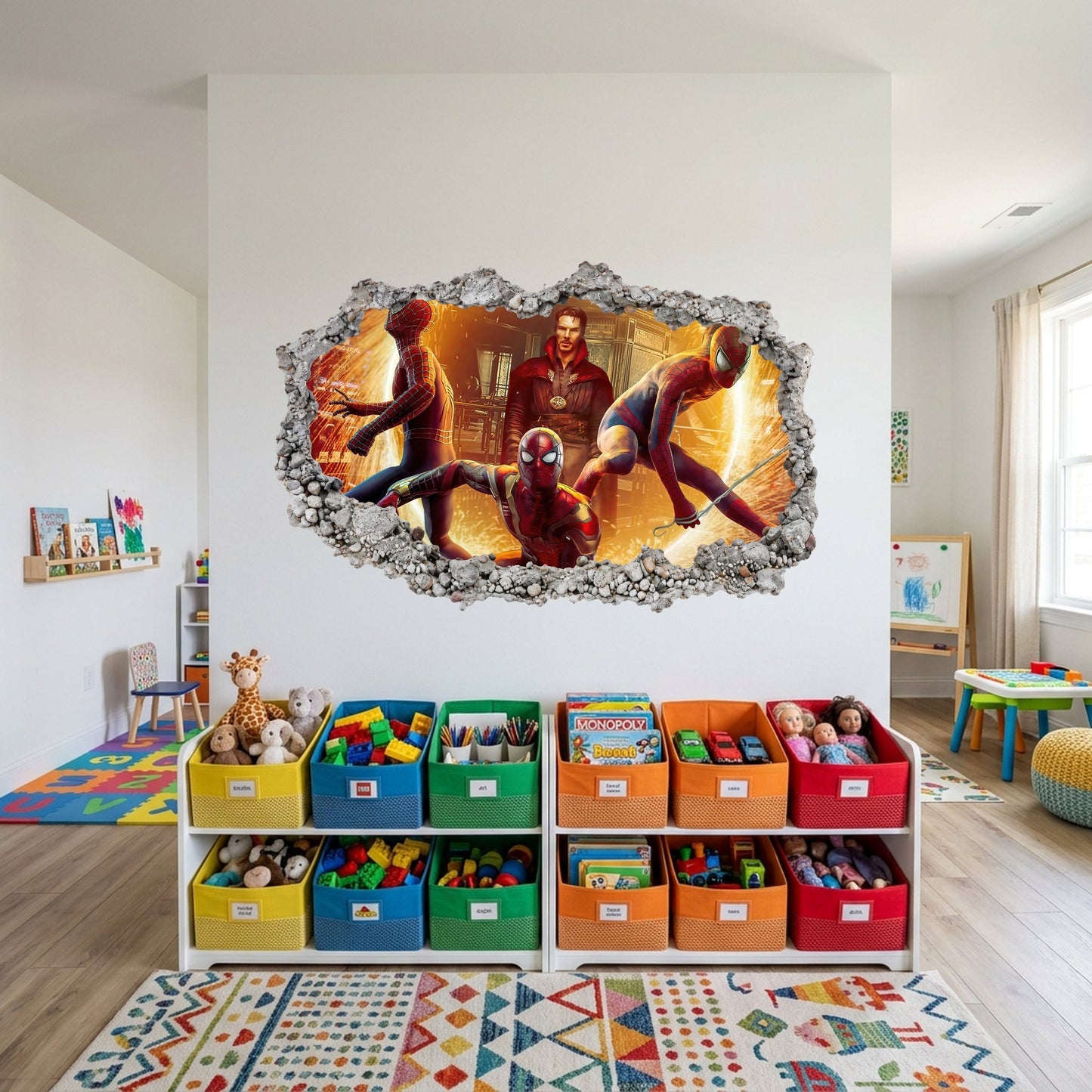 Miles Morales Spider-Verse Nursery Wall Art Wall Art Sticker 239
