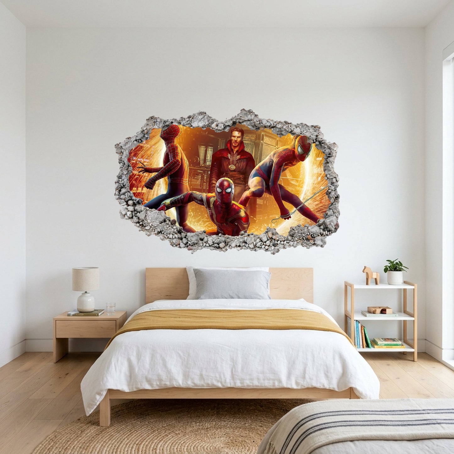 Miles Morales Spider-Verse Nursery Wall Art Wall Art Sticker 239