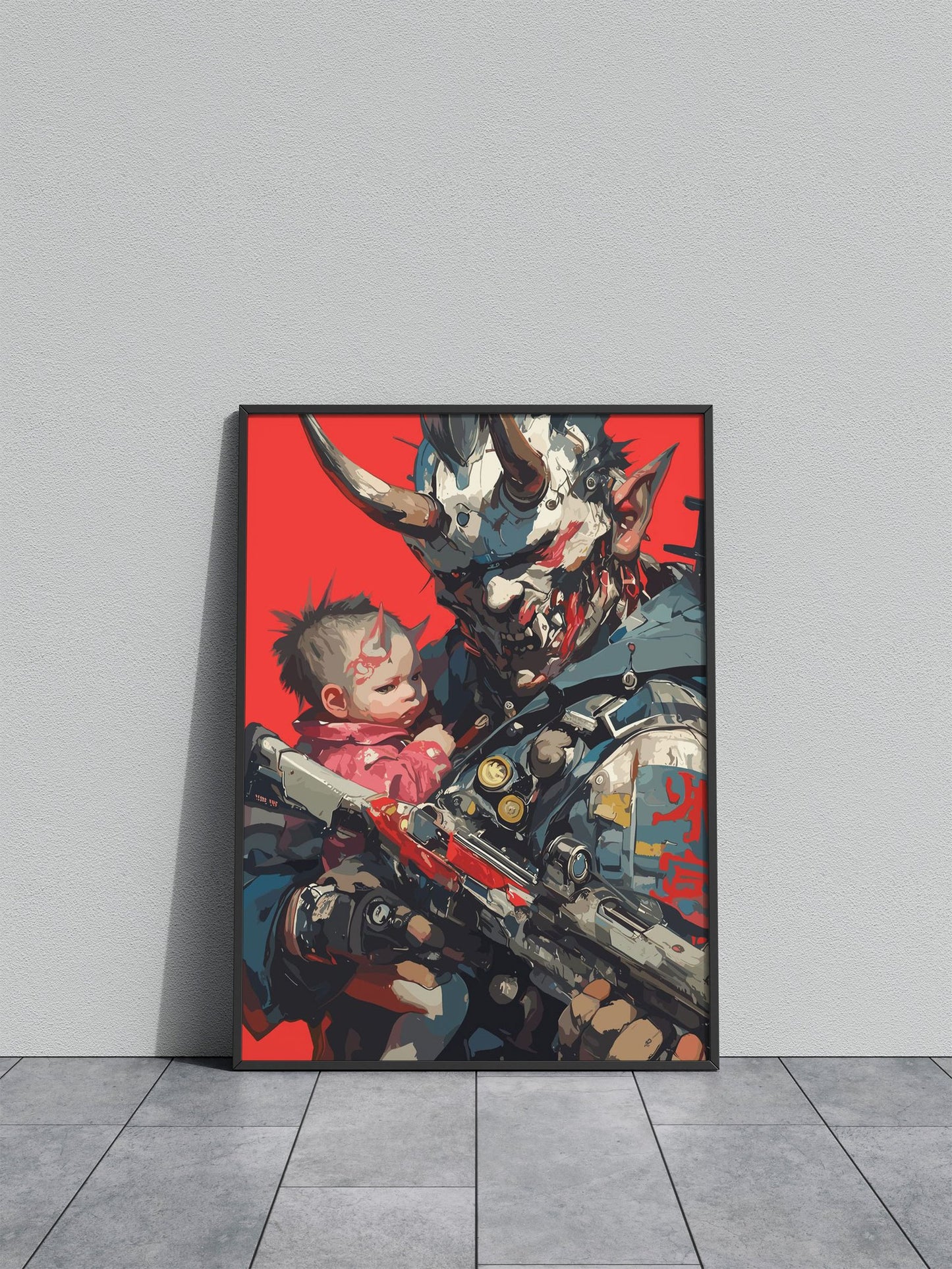 Military Japan Asian Style Poster | Wall Art for Home & Office | High-Quality Print - High-Quality Visual Display