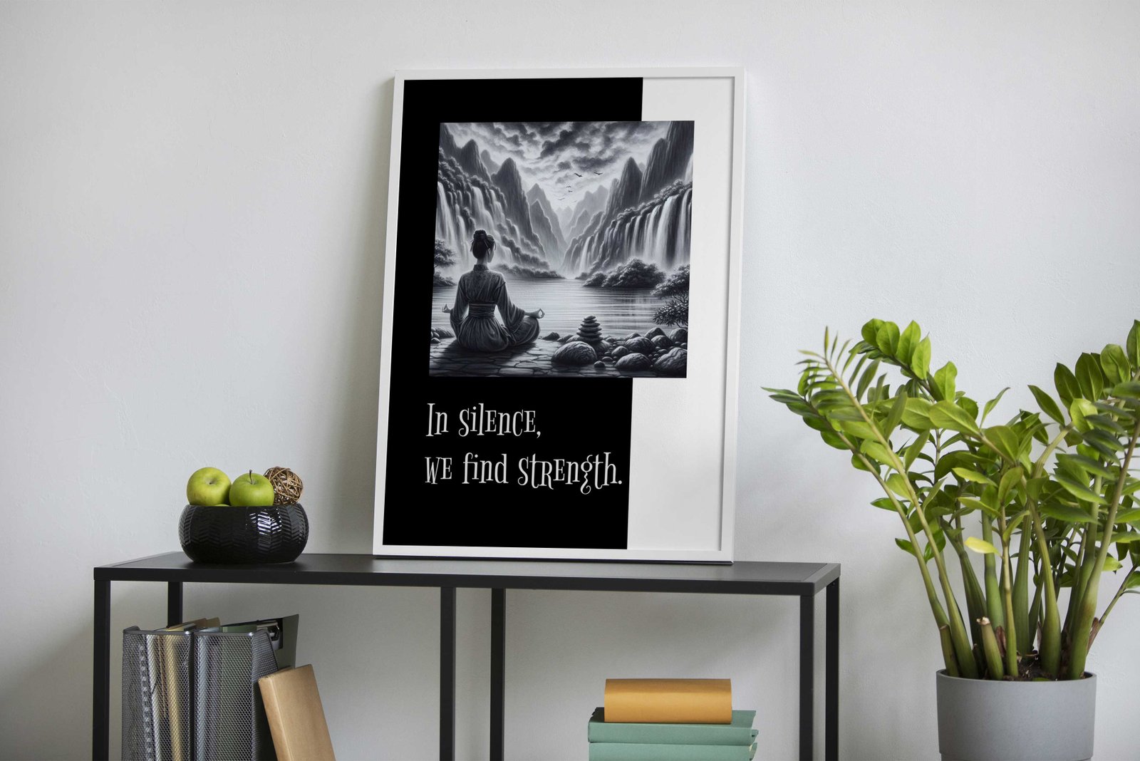 Mindfulness No 8 Asian Style Poster | Wall Art for Home & Office | High-Quality Print - High-Quality Visual Display