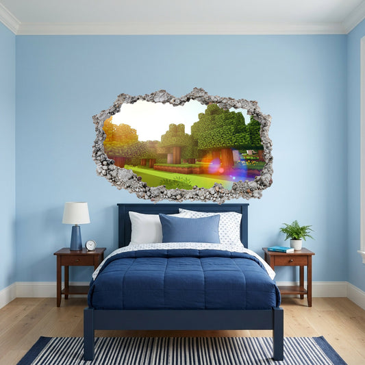 Minecraft Gaming World Kids Room Decor Bedroom Decor 145