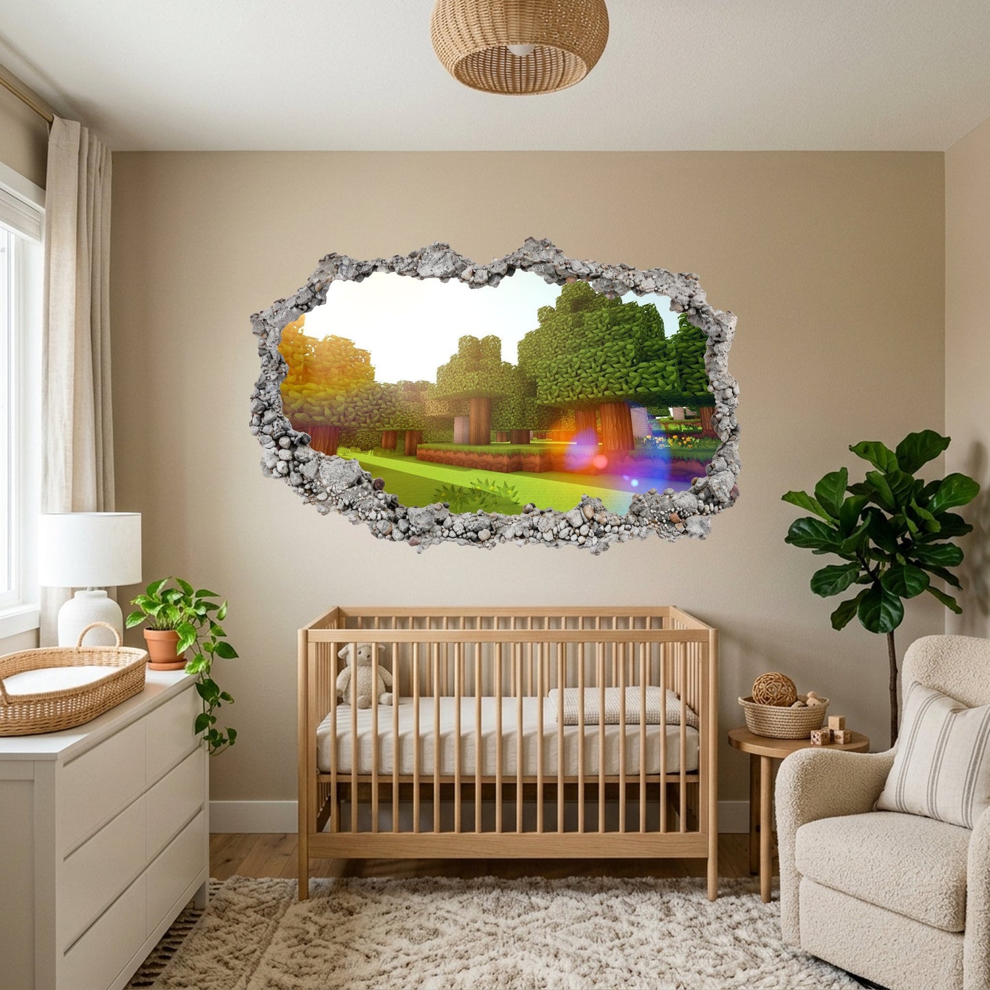 Minecraft Gaming World Kids Room Decor Bedroom Decor 145
