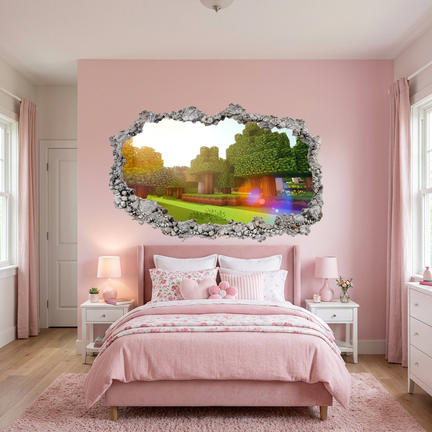 Minecraft Gaming World Kids Room Decor Bedroom Decor 145