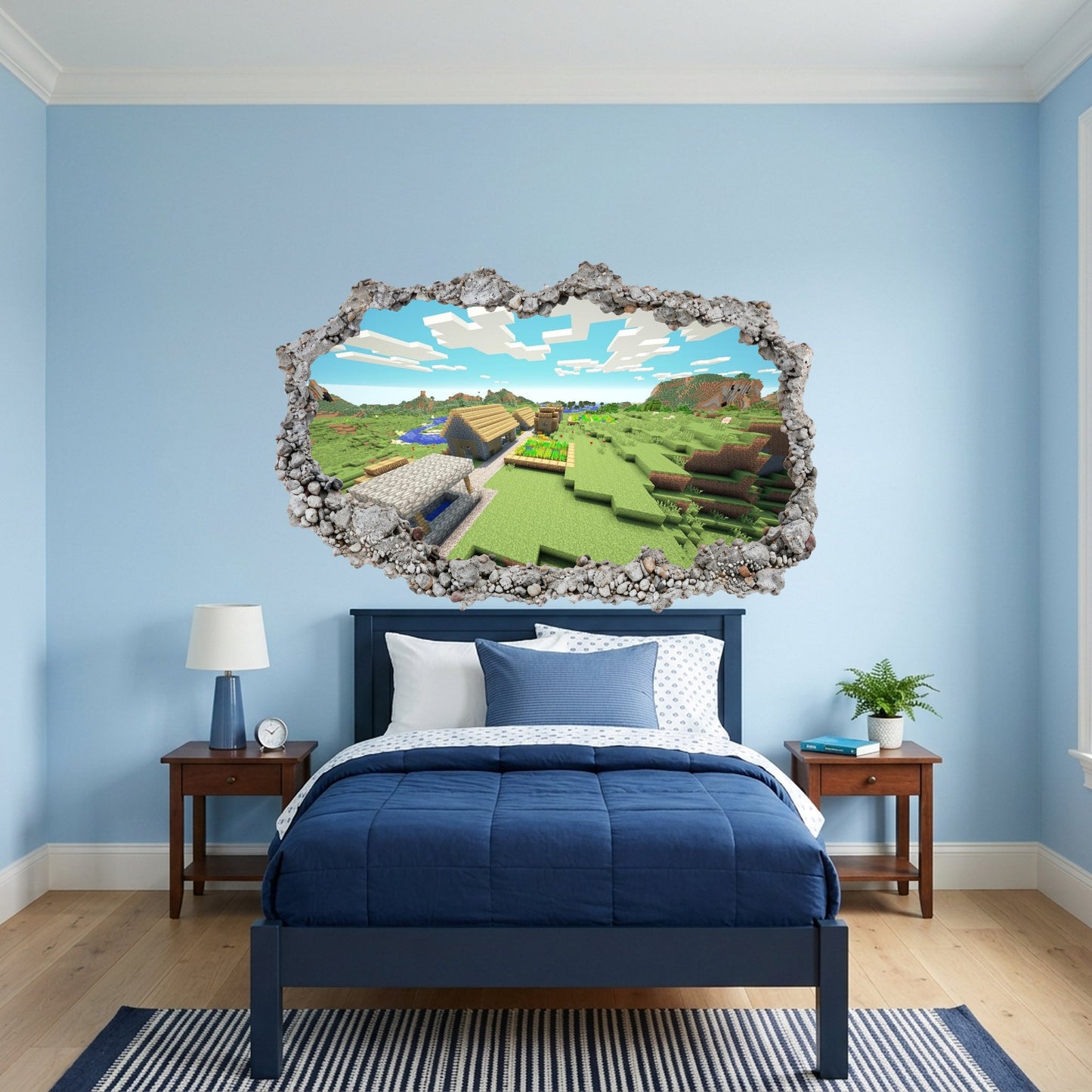 Minecraft Gaming World Kids Room Decor Wall Art Sticker 158