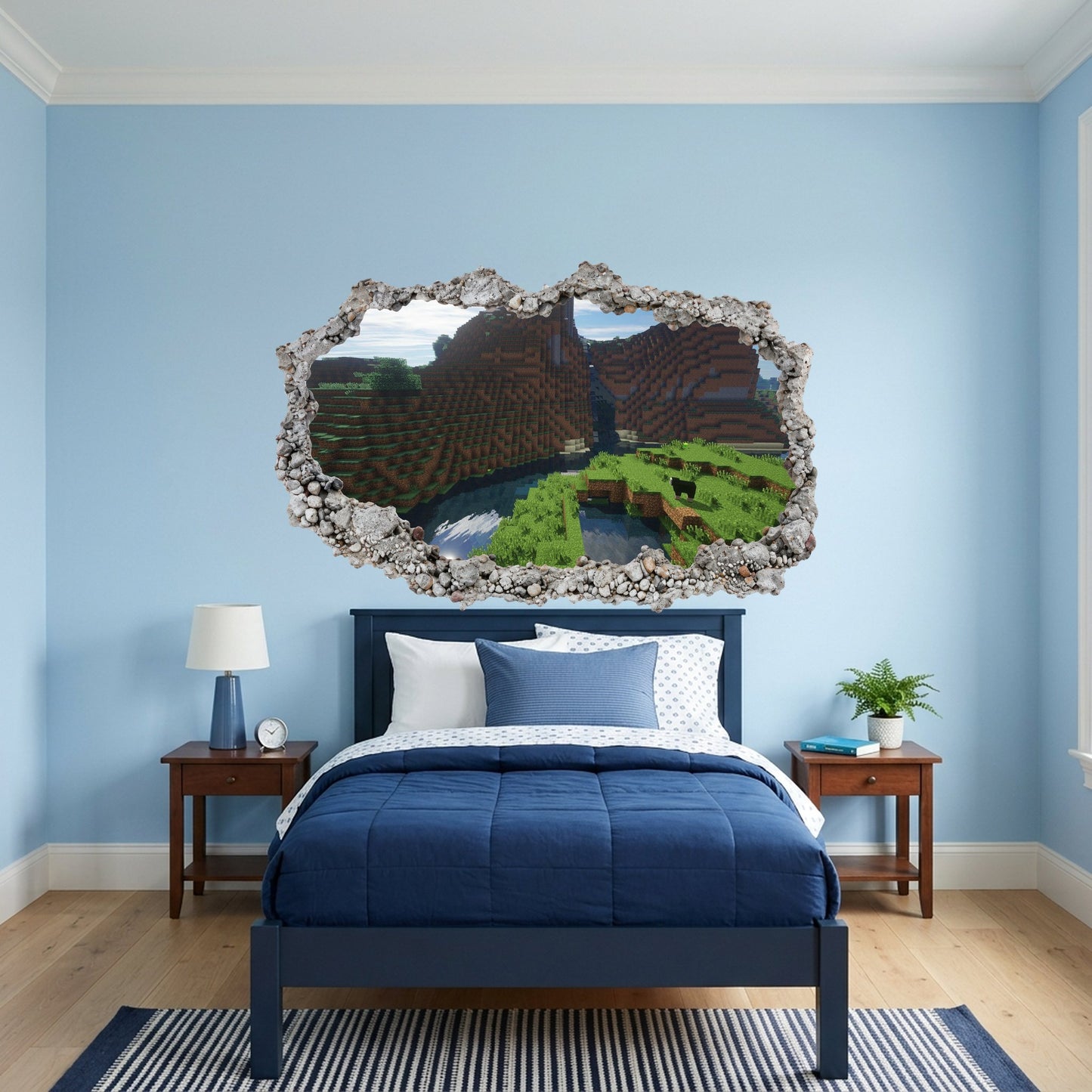 Minecraft Gaming World Wall Art Sticker Playroom Art Decal 135