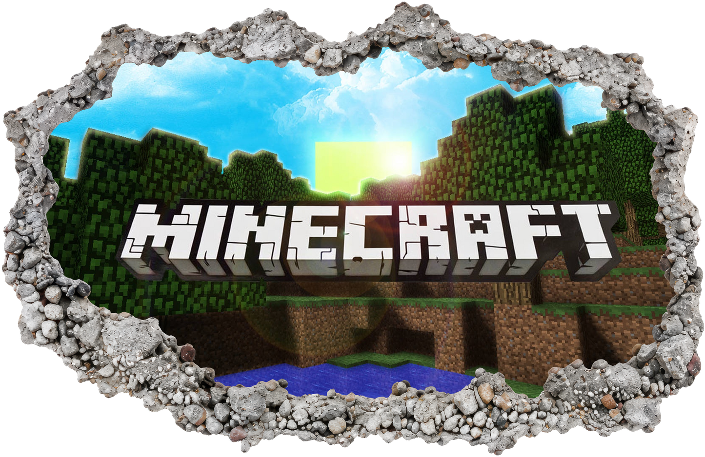 Minecraft Steve Creepers Nursery Wall Art Playroom Art Decal 151
