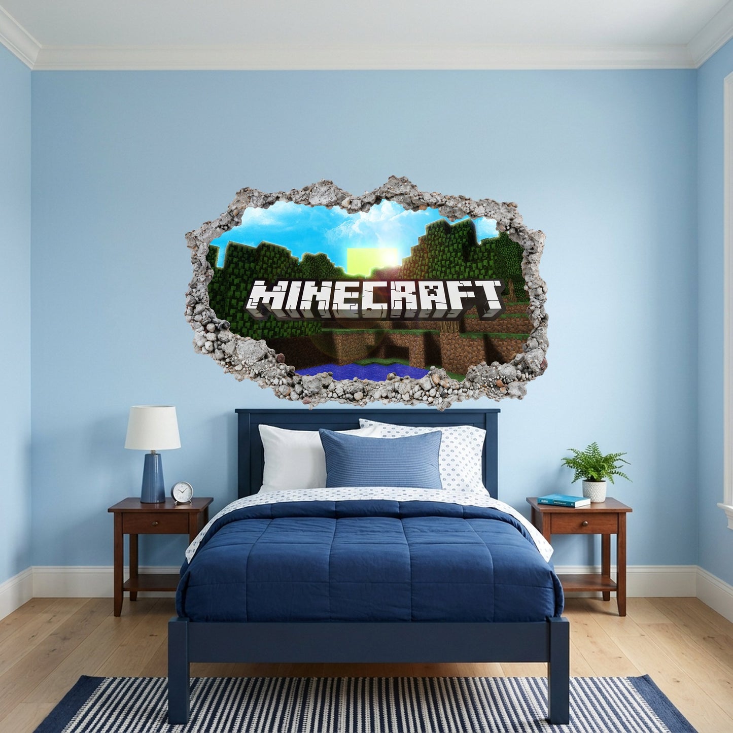 Minecraft Steve Creepers Nursery Wall Art Playroom Art Decal 151