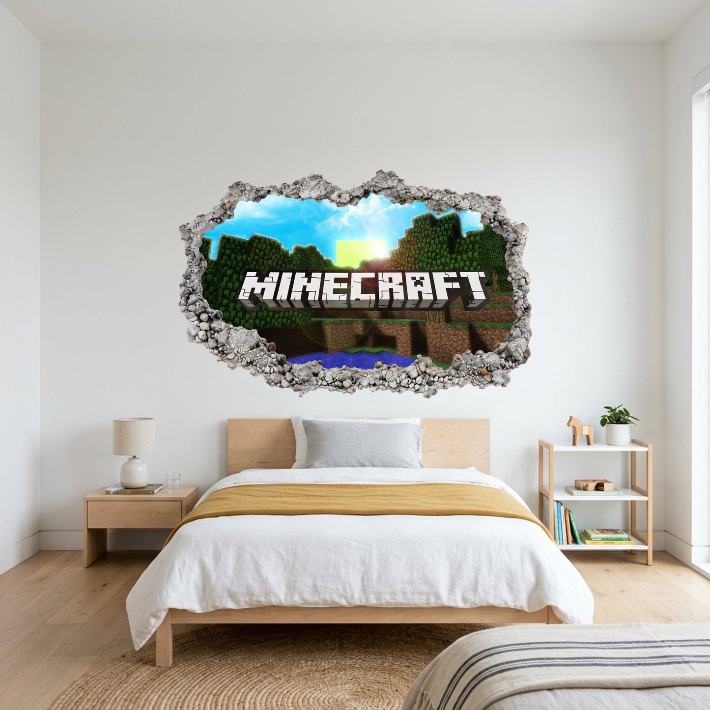 Minecraft Steve Creepers Nursery Wall Art Playroom Art Decal 151