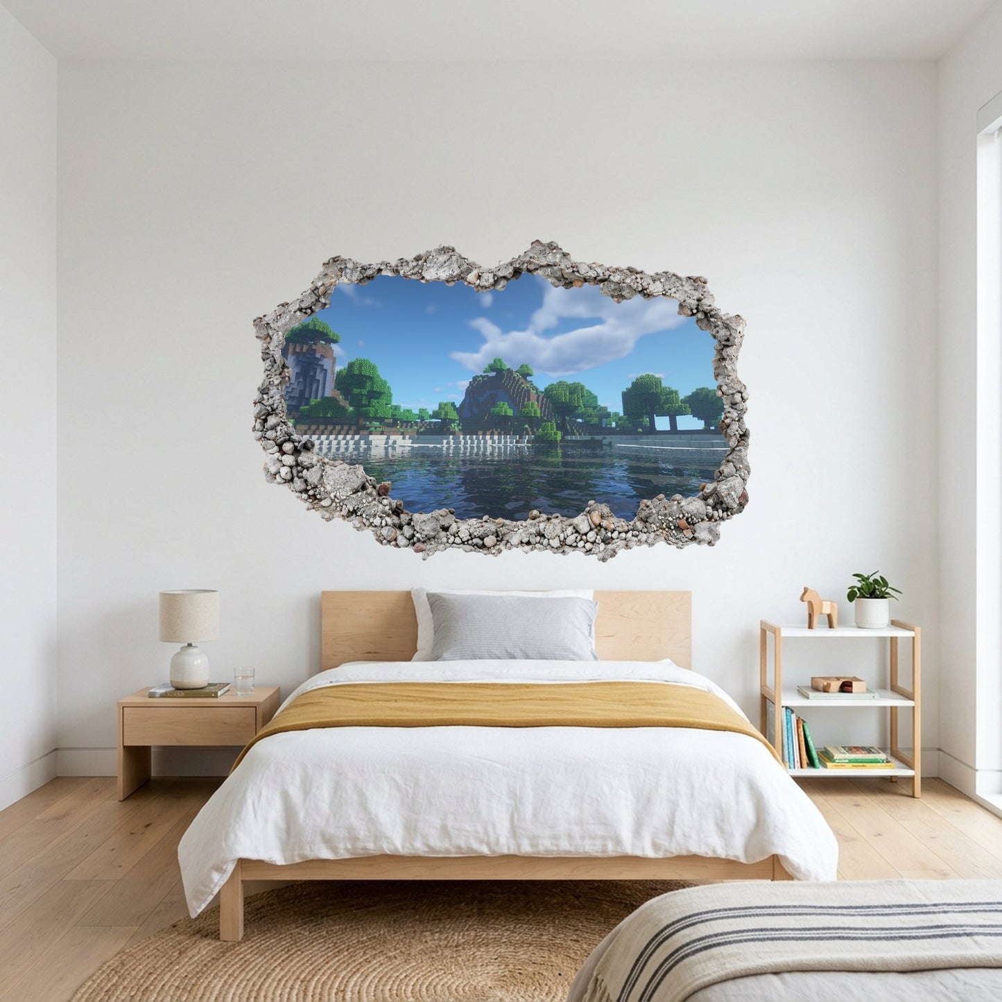 Minecraft Video Game Bedroom Decor Playroom Art Decal 156