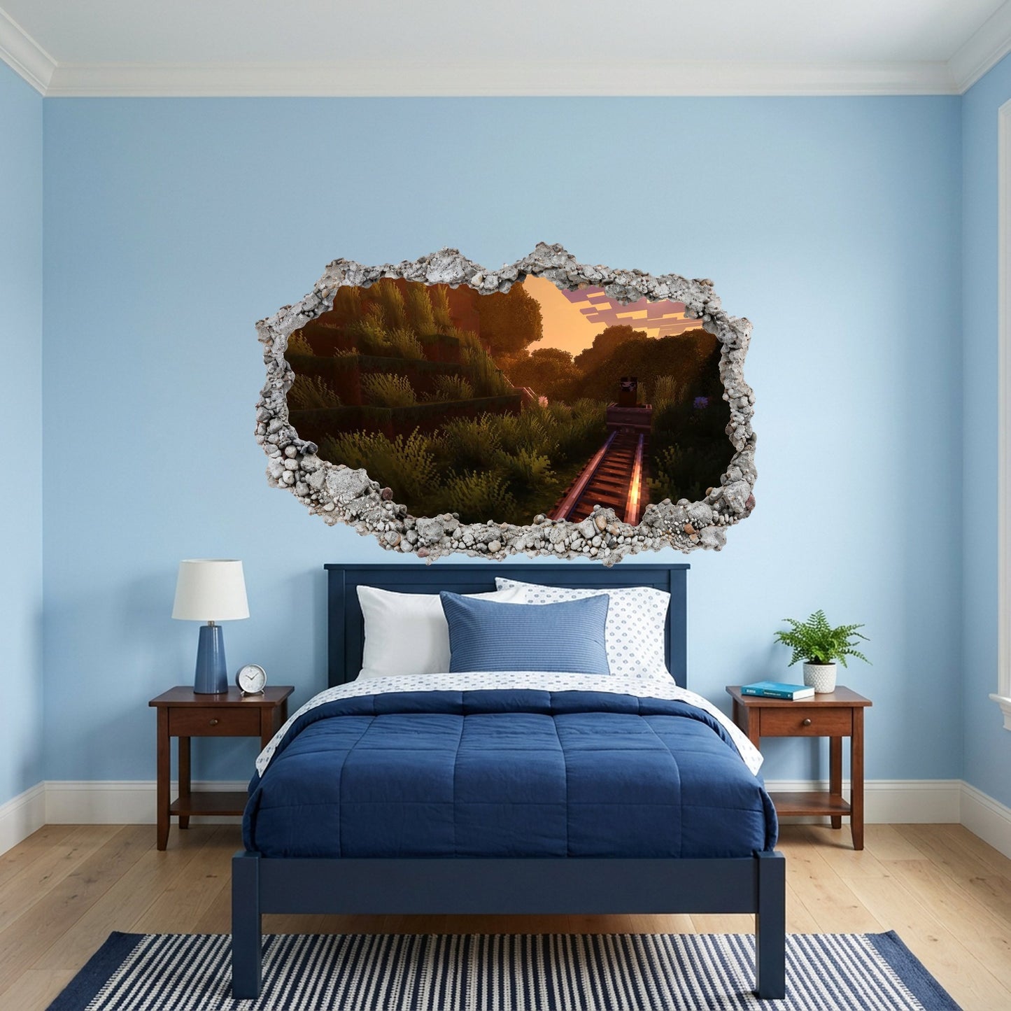 Minecraft Video Game Bedroom Decor Wall Art Sticker 138