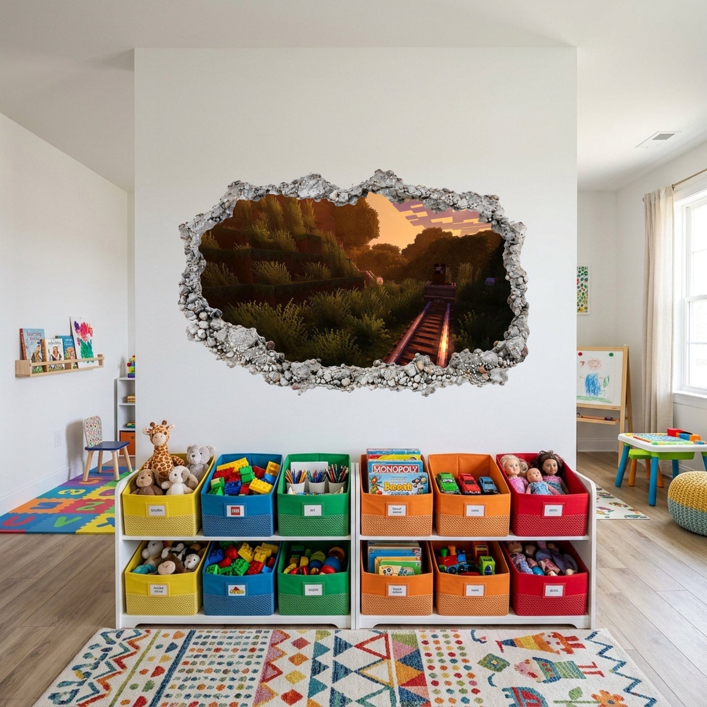 Minecraft Video Game Bedroom Decor Wall Art Sticker 138