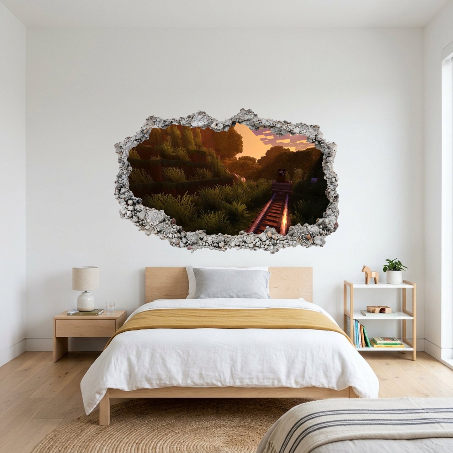 Minecraft Video Game Bedroom Decor Wall Art Sticker 138