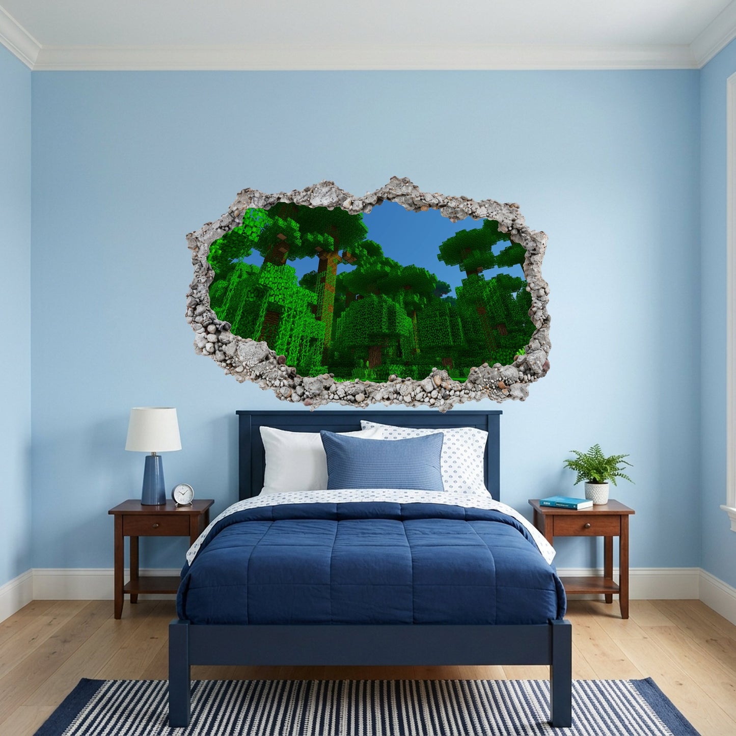 Minecraft Video Game Playroom Art Decal Wall Art Sticker 130