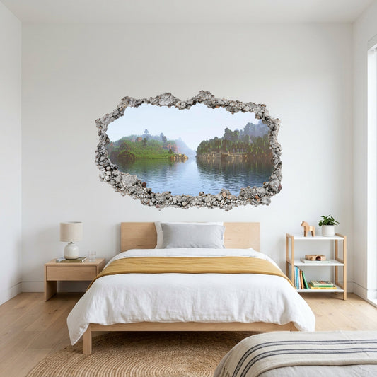 Minecraft Video Game Wall Art Sticker 3D Effect Sticker 117