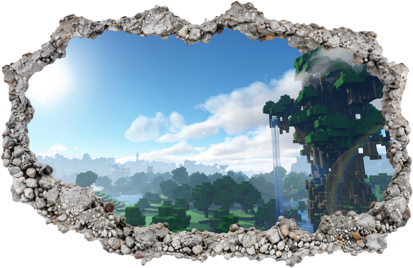 Minecraft Video Game Wall Art Sticker Bedroom Decor 132