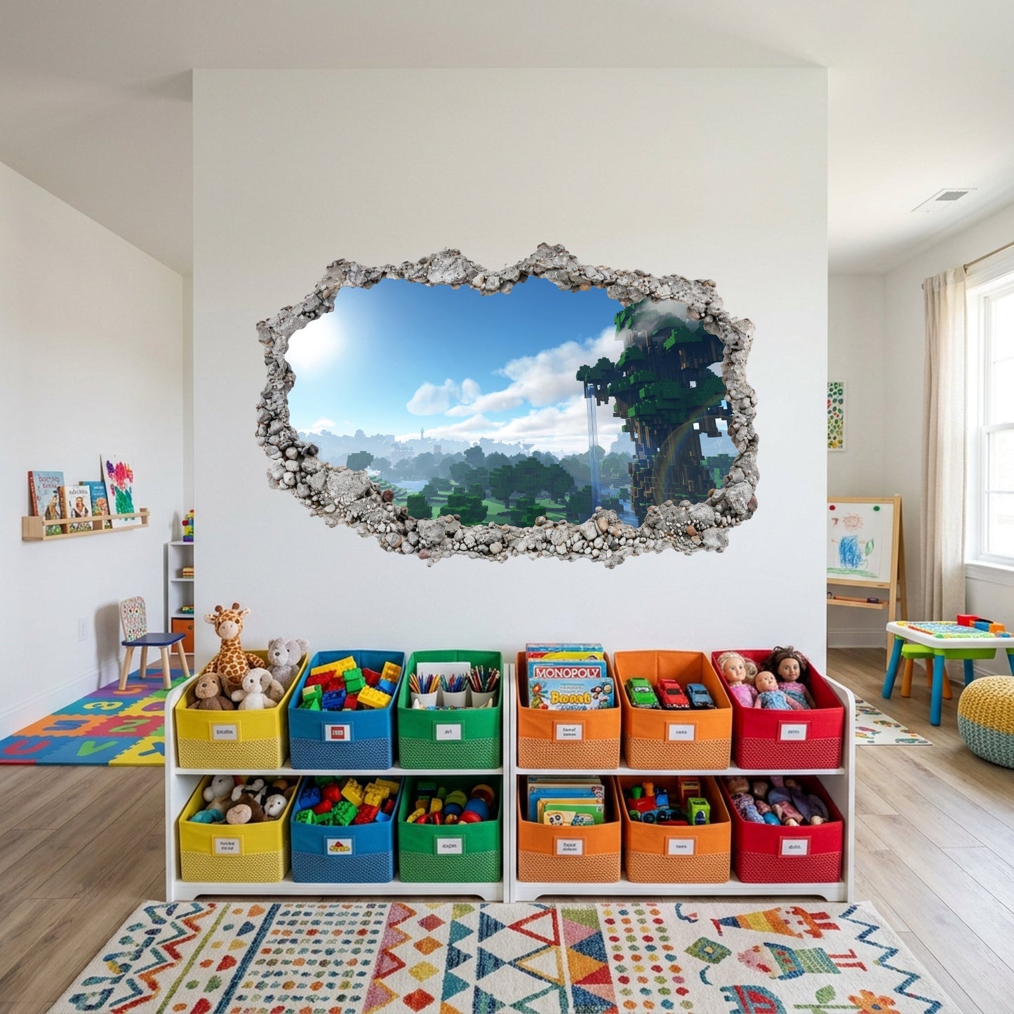 Minecraft Video Game Wall Art Sticker Bedroom Decor 132