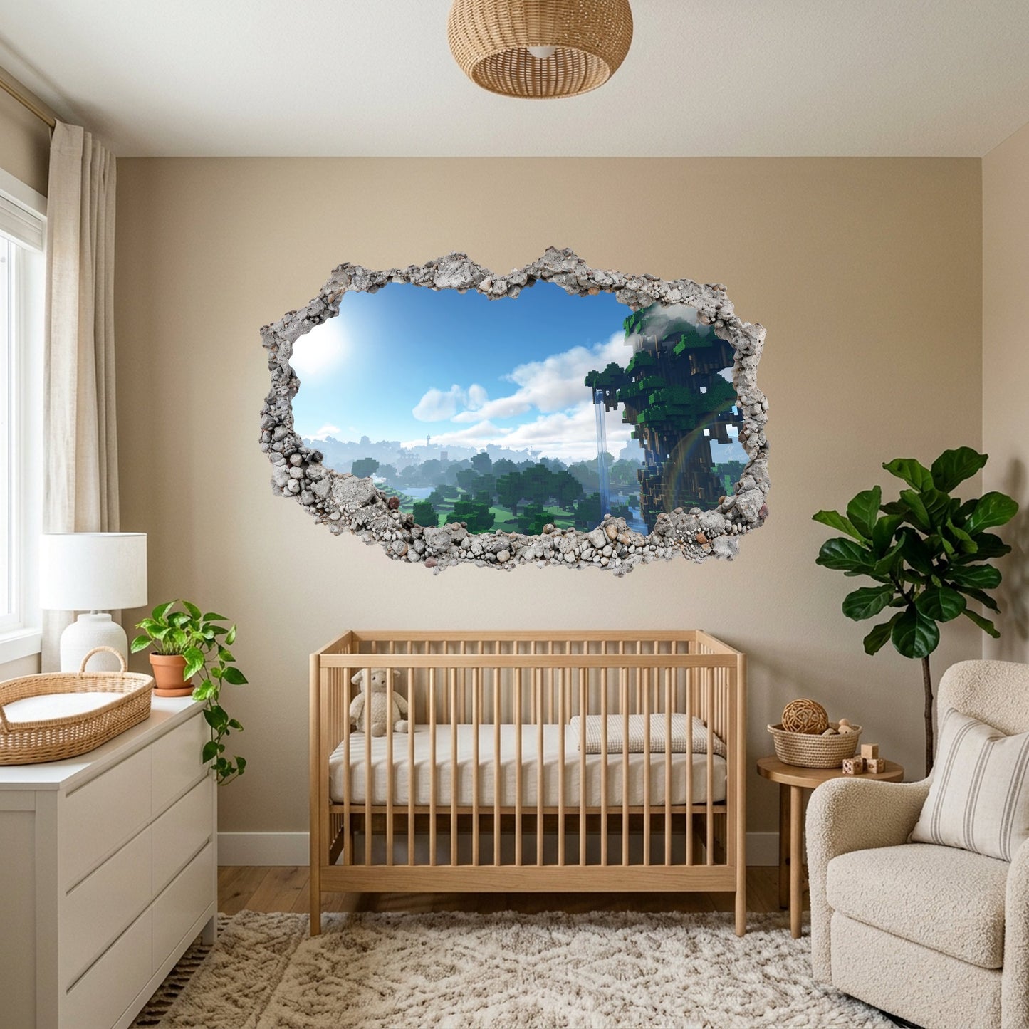 Minecraft Video Game Wall Art Sticker Bedroom Decor 132