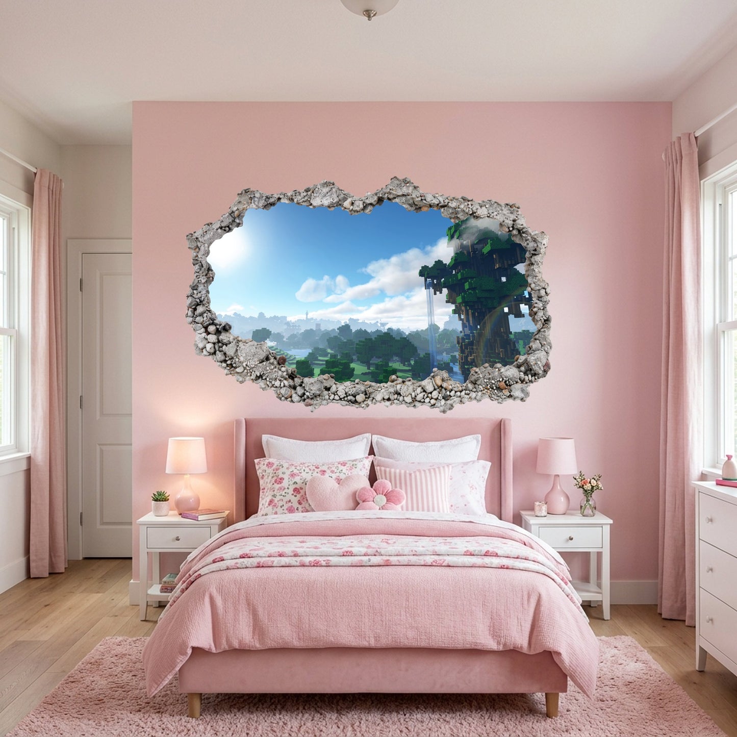 Minecraft Video Game Wall Art Sticker Bedroom Decor 132