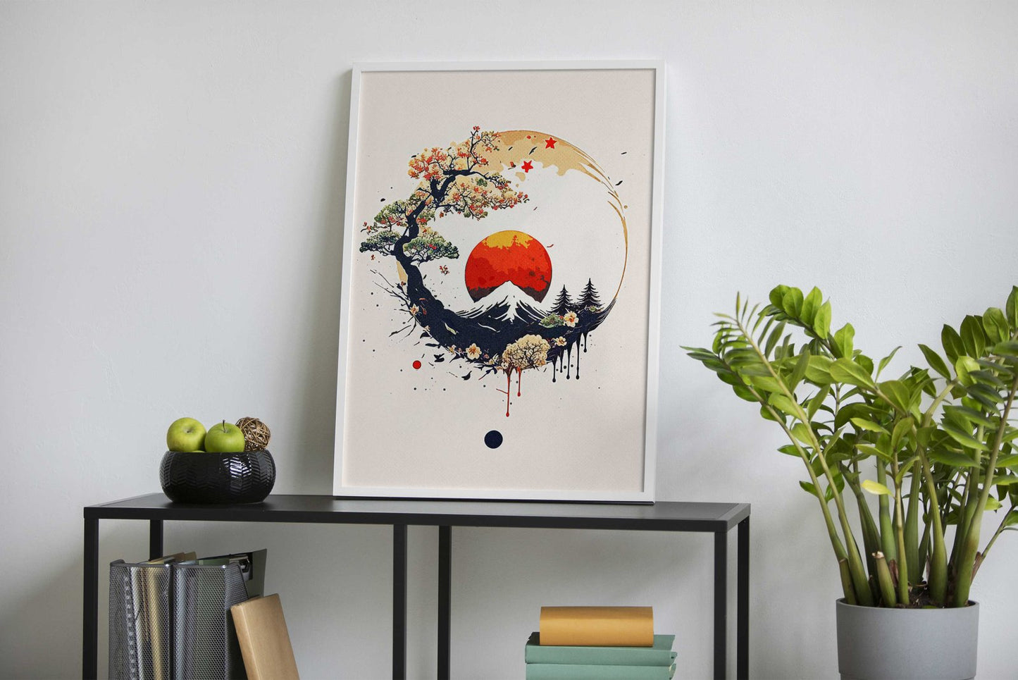 Minimalist Abstract Japan Asian Style Poster | Wall Art for Home & Office | High-Quality Print - High-Quality Visual Display