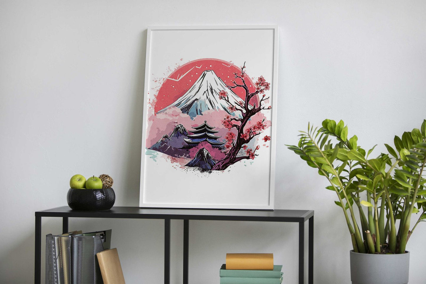 Minimalist Mount Fuji Asian Style Poster | Wall Art for Home & Office | High-Quality Print - High-Quality Visual Display
