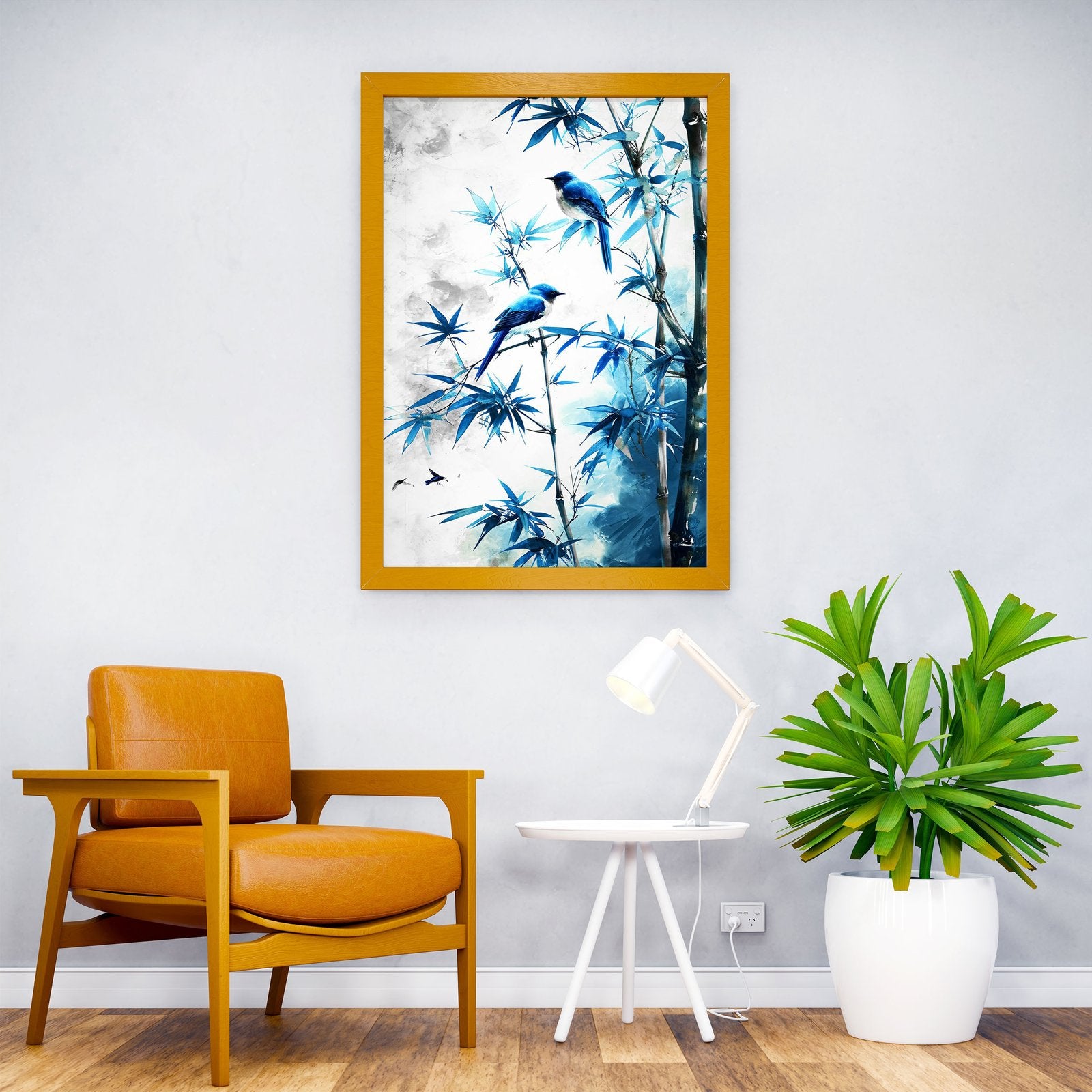 Minimalistic Birds Asian Style Poster | Wall Art for Home & Office | High-Quality Print - High-Quality Visual Display