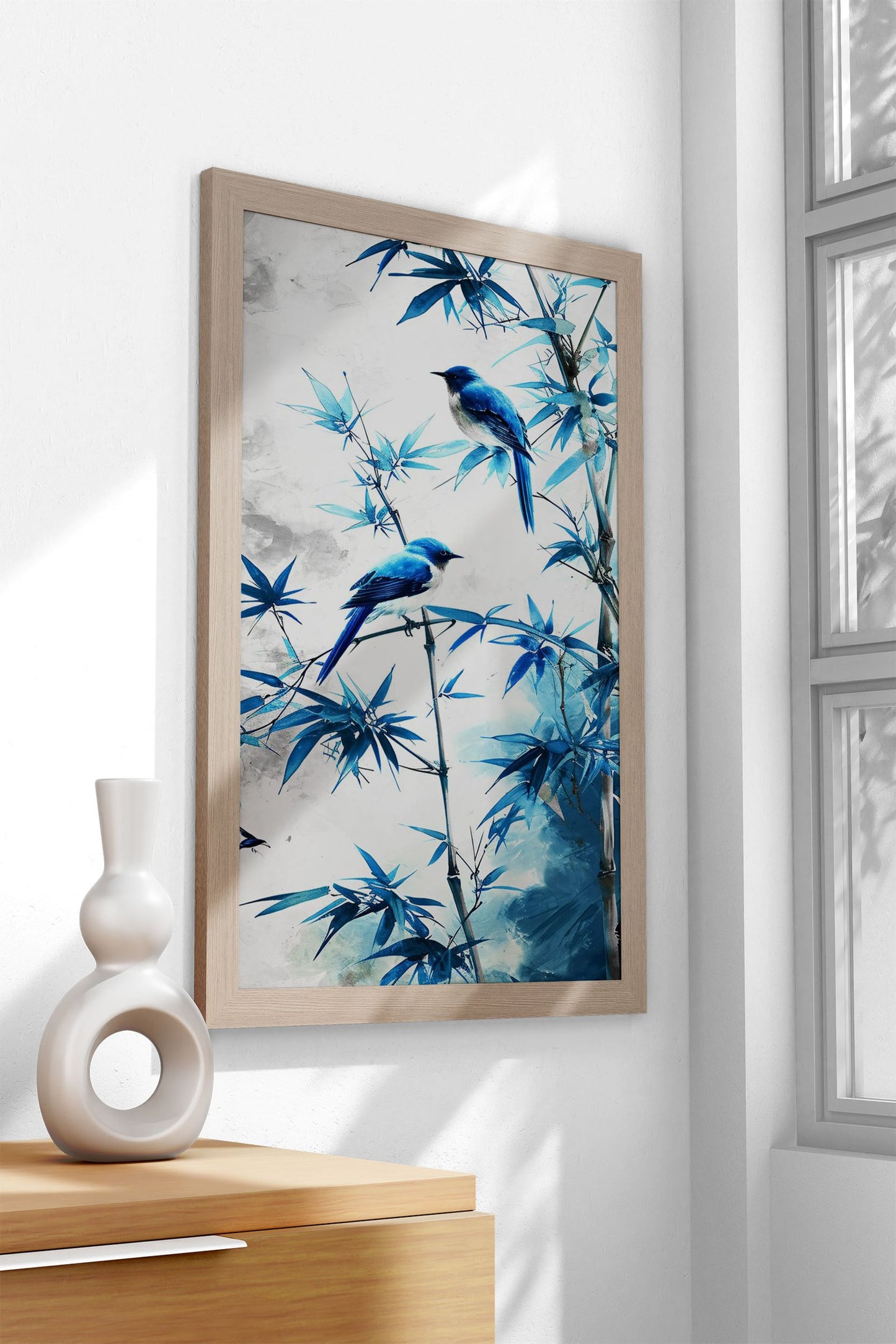 Minimalistic Birds Asian Style Poster | Wall Art for Home & Office | High-Quality Print - High-Quality Visual Display