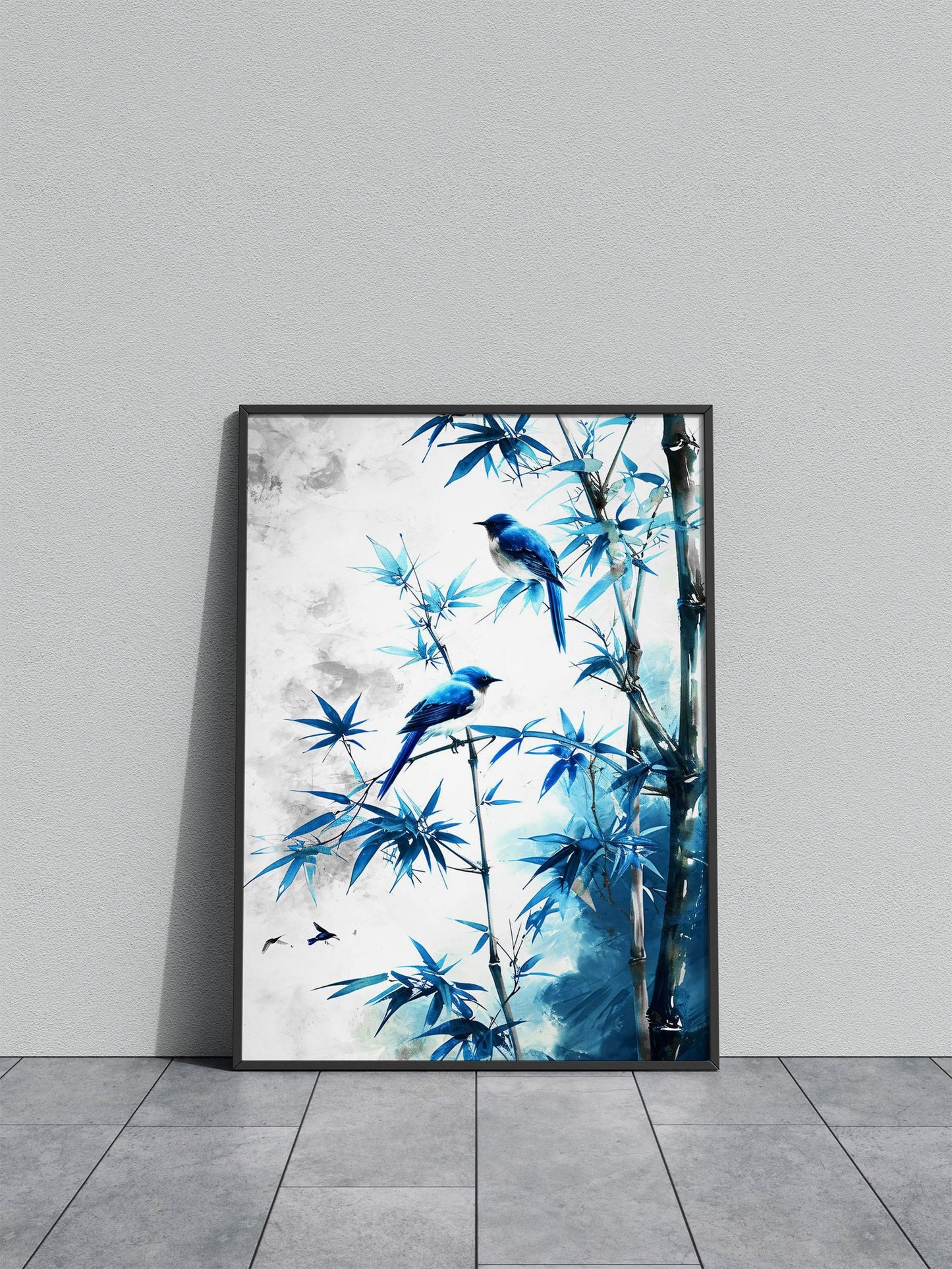 Minimalistic Birds Asian Style Poster | Wall Art for Home & Office | High-Quality Print - High-Quality Visual Display
