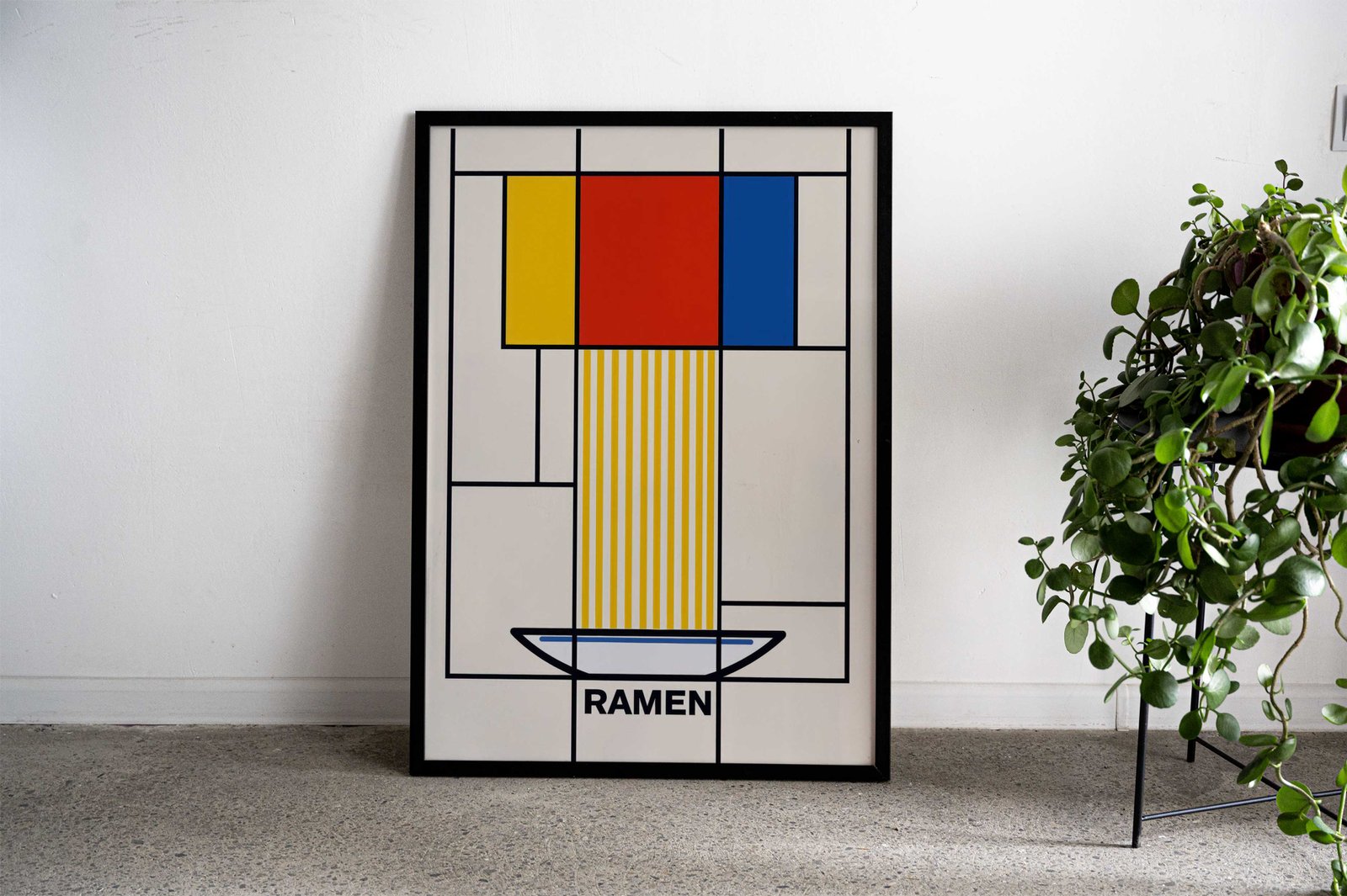 Minimalistic Ramen Asian Style Poster | Wall Art for Home & Office | High-Quality Print - High-Quality Visual Display