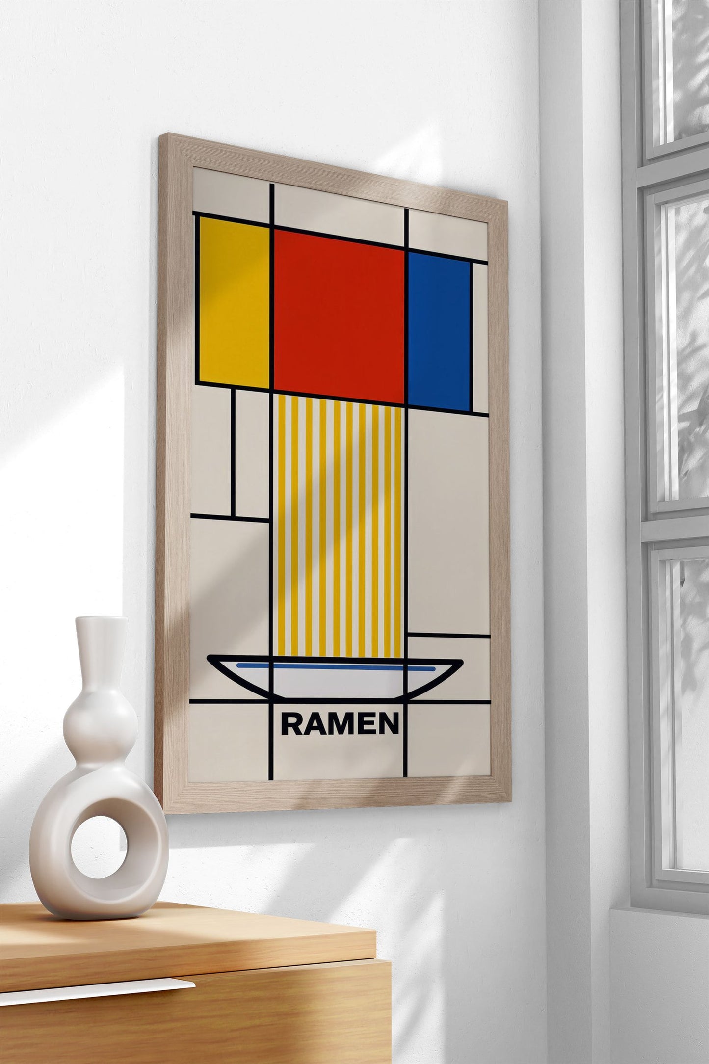 Minimalistic Ramen Asian Style Poster | Wall Art for Home & Office | High-Quality Print - High-Quality Visual Display