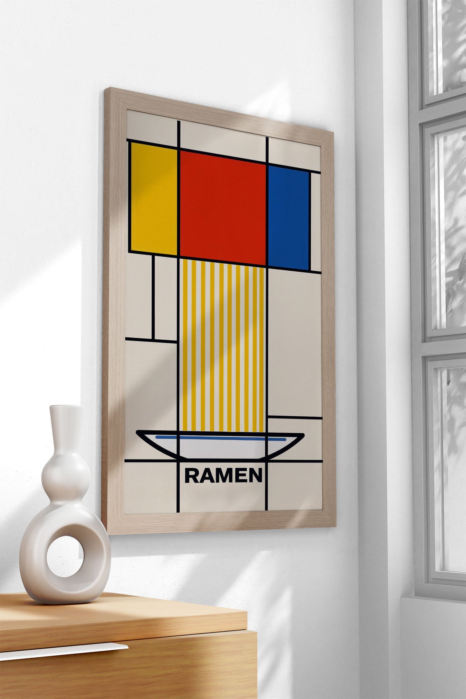 Minimalistic Ramen Asian Style Poster | Wall Art for Home & Office | High-Quality Print - High-Quality Visual Display