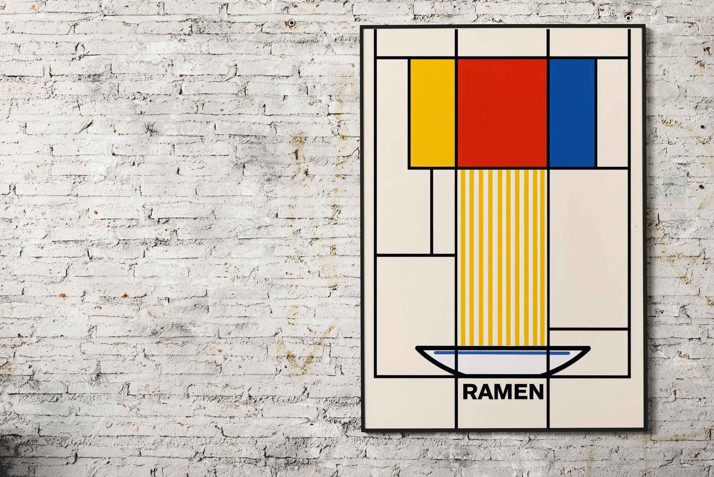 Minimalistic Ramen Asian Style Poster | Wall Art for Home & Office | High-Quality Print - High-Quality Visual Display
