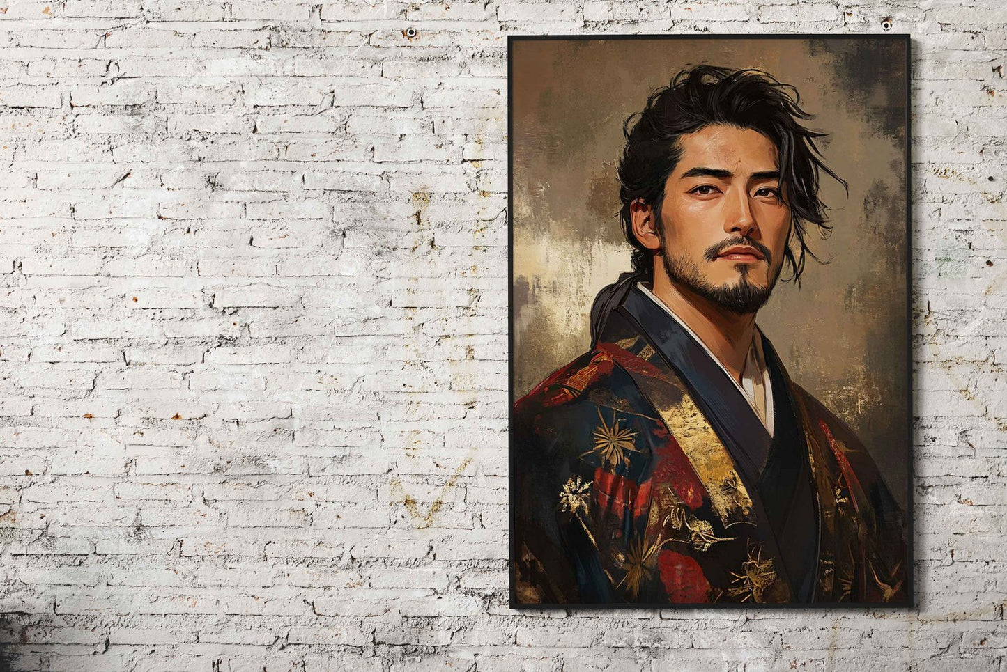 Miyamoto Musashi Portrait Asian Style Poster | Wall Art for Home & Office | High-Quality Print - High-Quality Visual Display