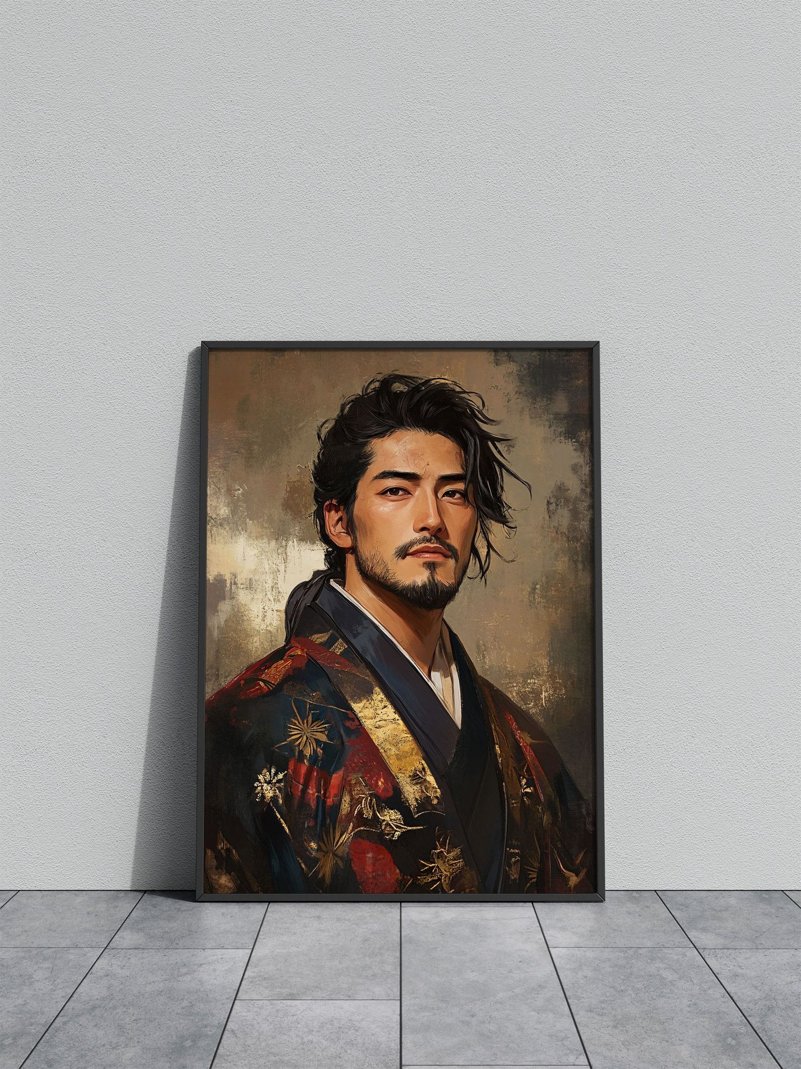Miyamoto Musashi Portrait Asian Style Poster | Wall Art for Home & Office | High-Quality Print - High-Quality Visual Display