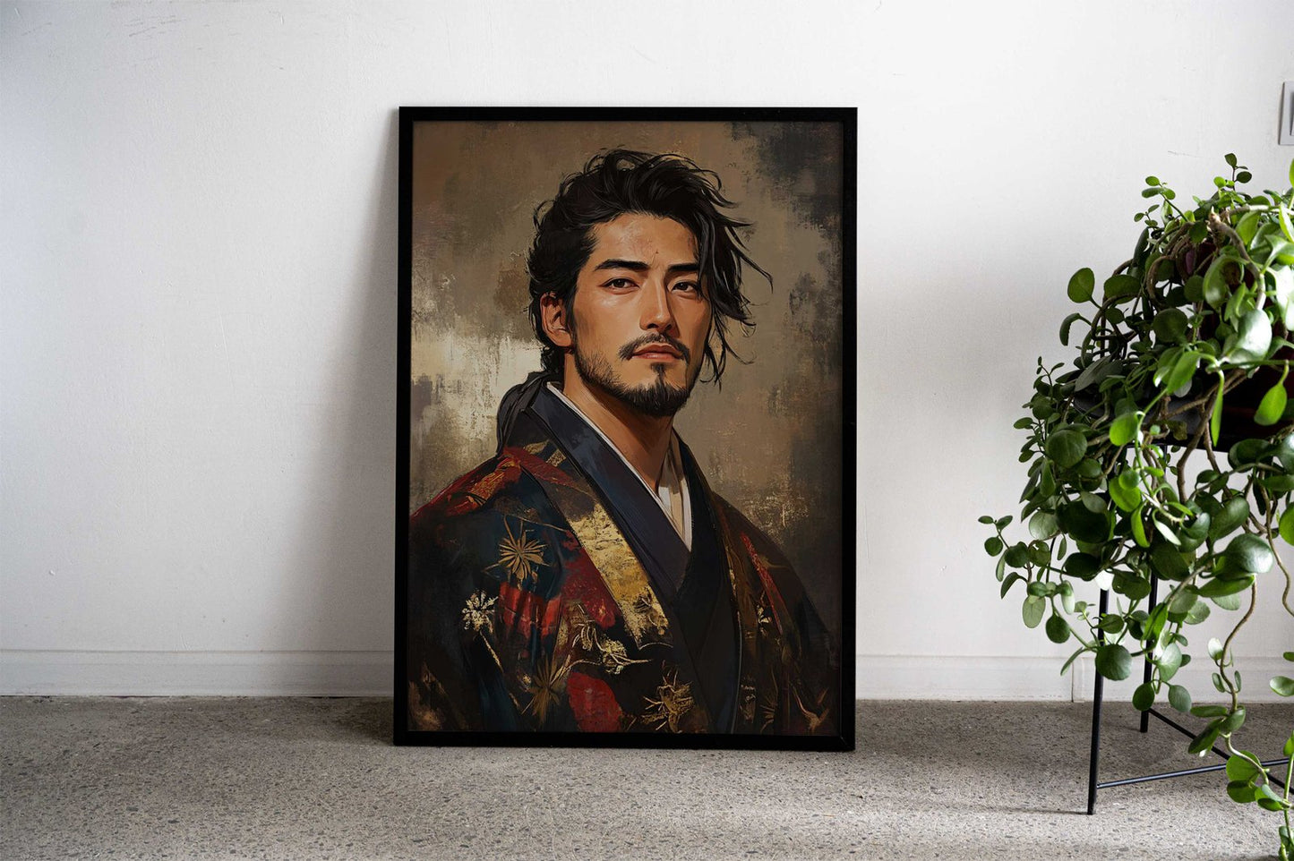 Miyamoto Musashi Portrait Asian Style Poster | Wall Art for Home & Office | High-Quality Print - High-Quality Visual Display