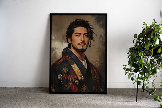 Miyamoto Musashi Portrait Asian Style Poster | Wall Art for Home & Office | High-Quality Print - High-Quality Visual Display