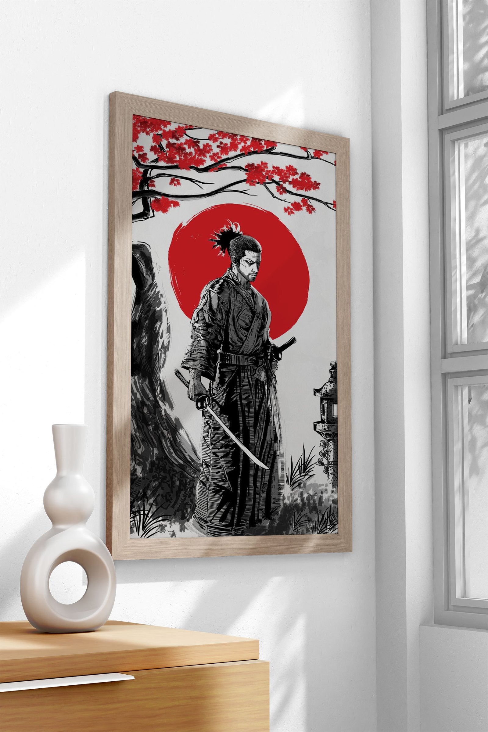 Miyamoto Musashi Asian Style Poster | Wall Art for Home & Office | High-Quality Print - High-Quality Visual Display