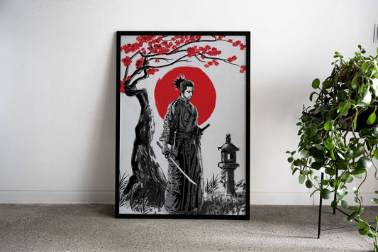 Miyamoto Musashi Asian Style Poster | Wall Art for Home & Office | High-Quality Print - High-Quality Visual Display