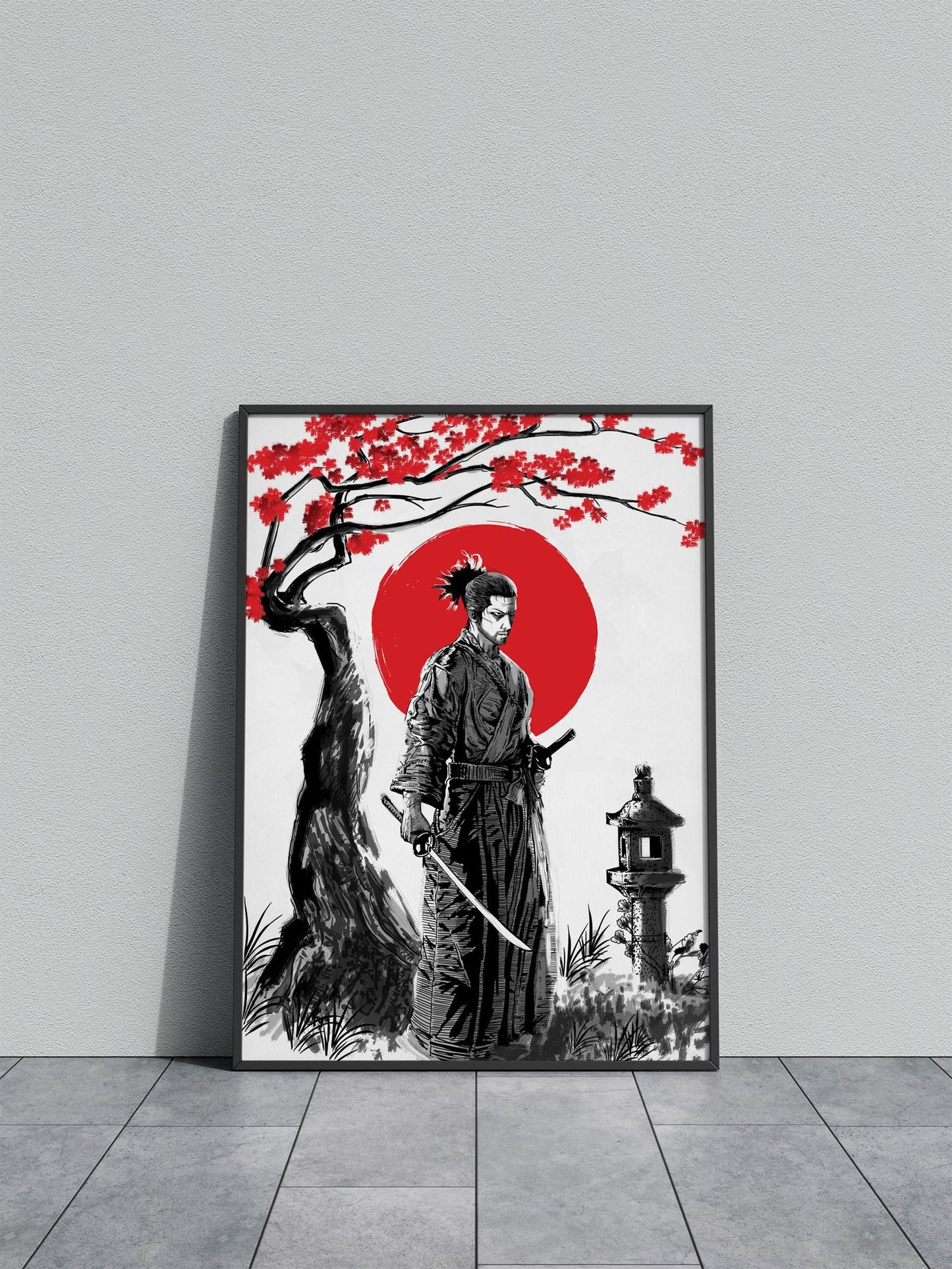 Miyamoto Musashi Asian Style Poster | Wall Art for Home & Office | High-Quality Print - High-Quality Visual Display
