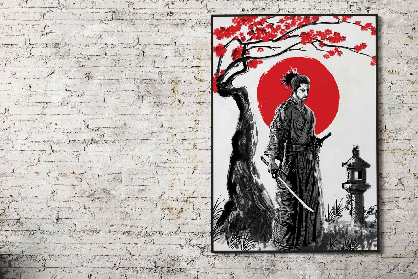 Miyamoto Musashi Asian Style Poster | Wall Art for Home & Office | High-Quality Print - High-Quality Visual Display