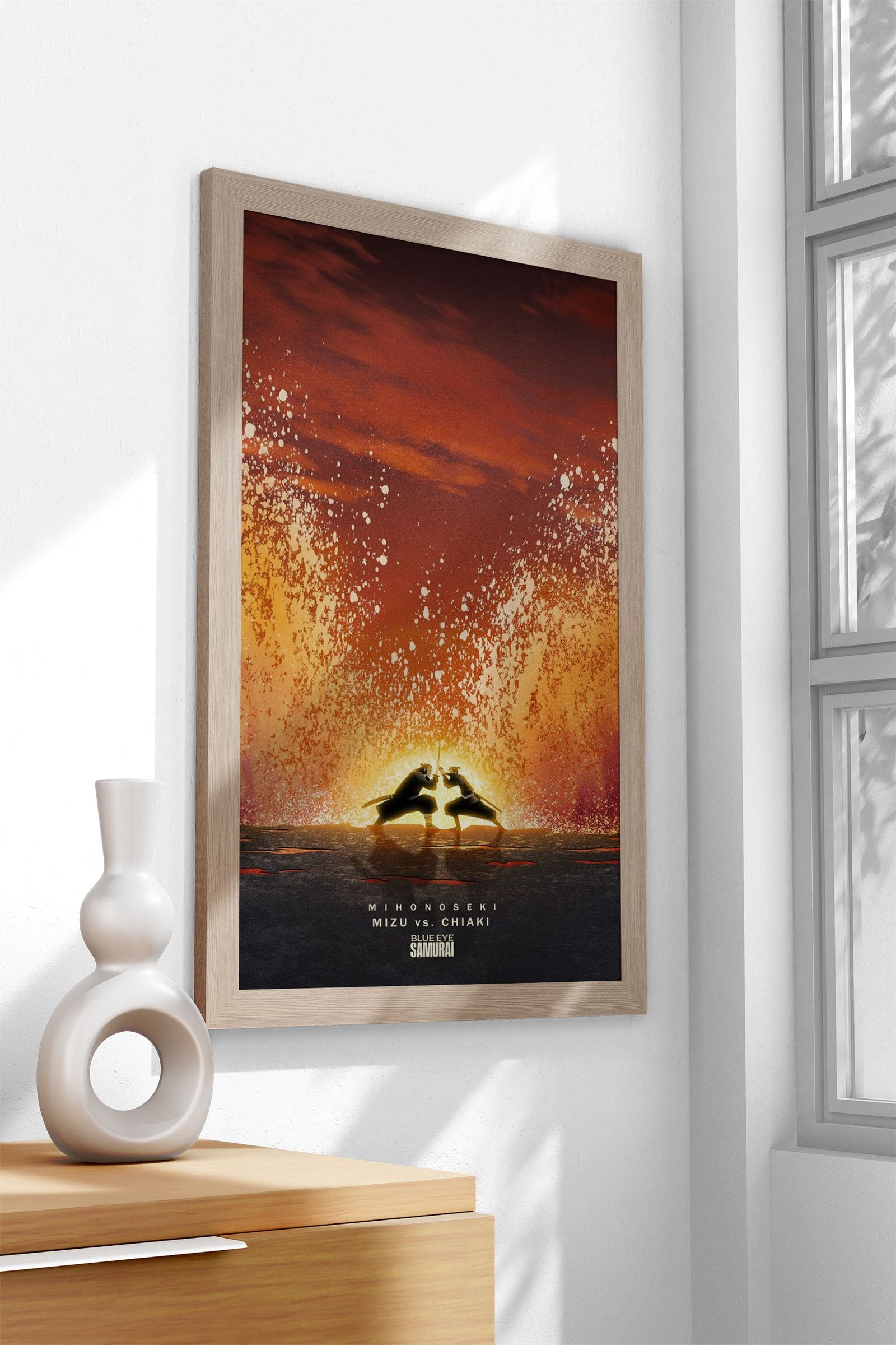 Mizu vs Chiaki Asian Style Poster | Wall Art for Home & Office | High-Quality Print - High-Quality Visual Display