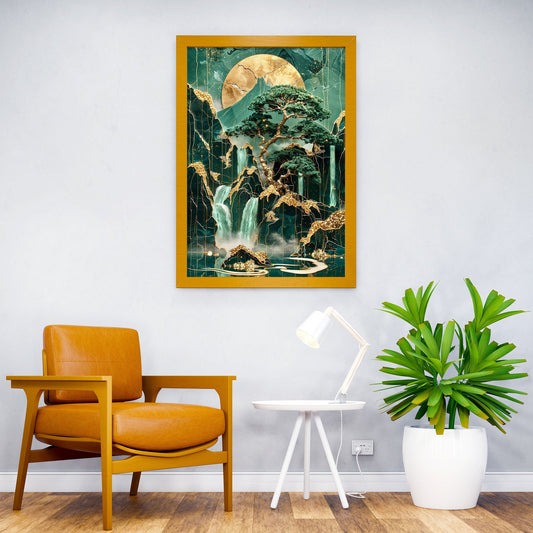 Modern aesthetic Bonsai Asian Style Poster | Wall Art for Home & Office | High-Quality Print - High-Quality Visual Display