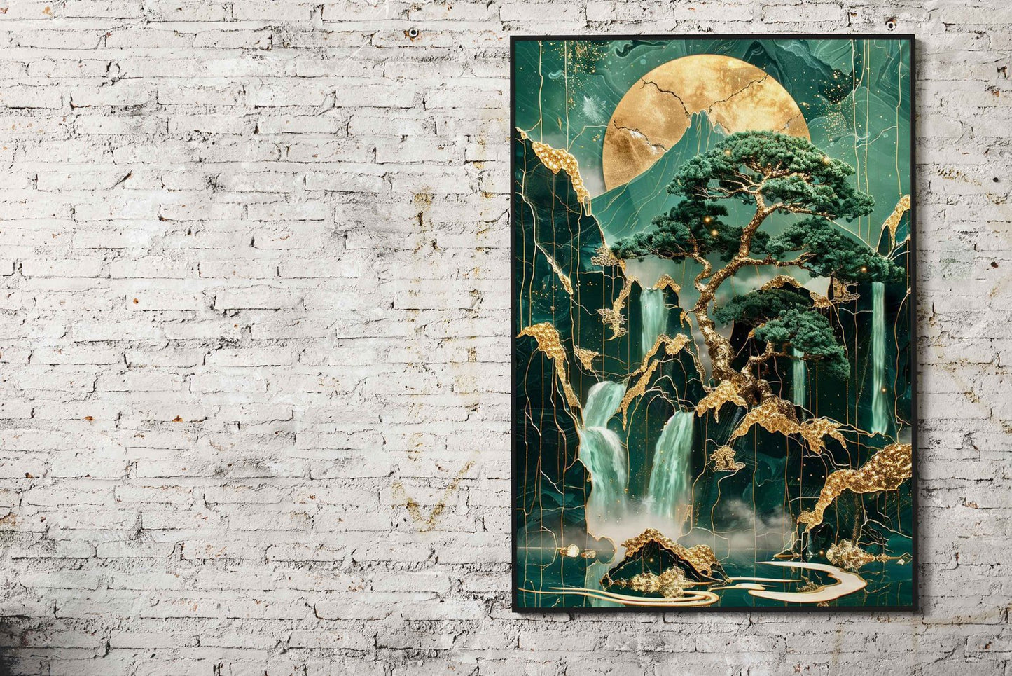 Modern aesthetic Bonsai Asian Style Poster | Wall Art for Home & Office | High-Quality Print - High-Quality Visual Display
