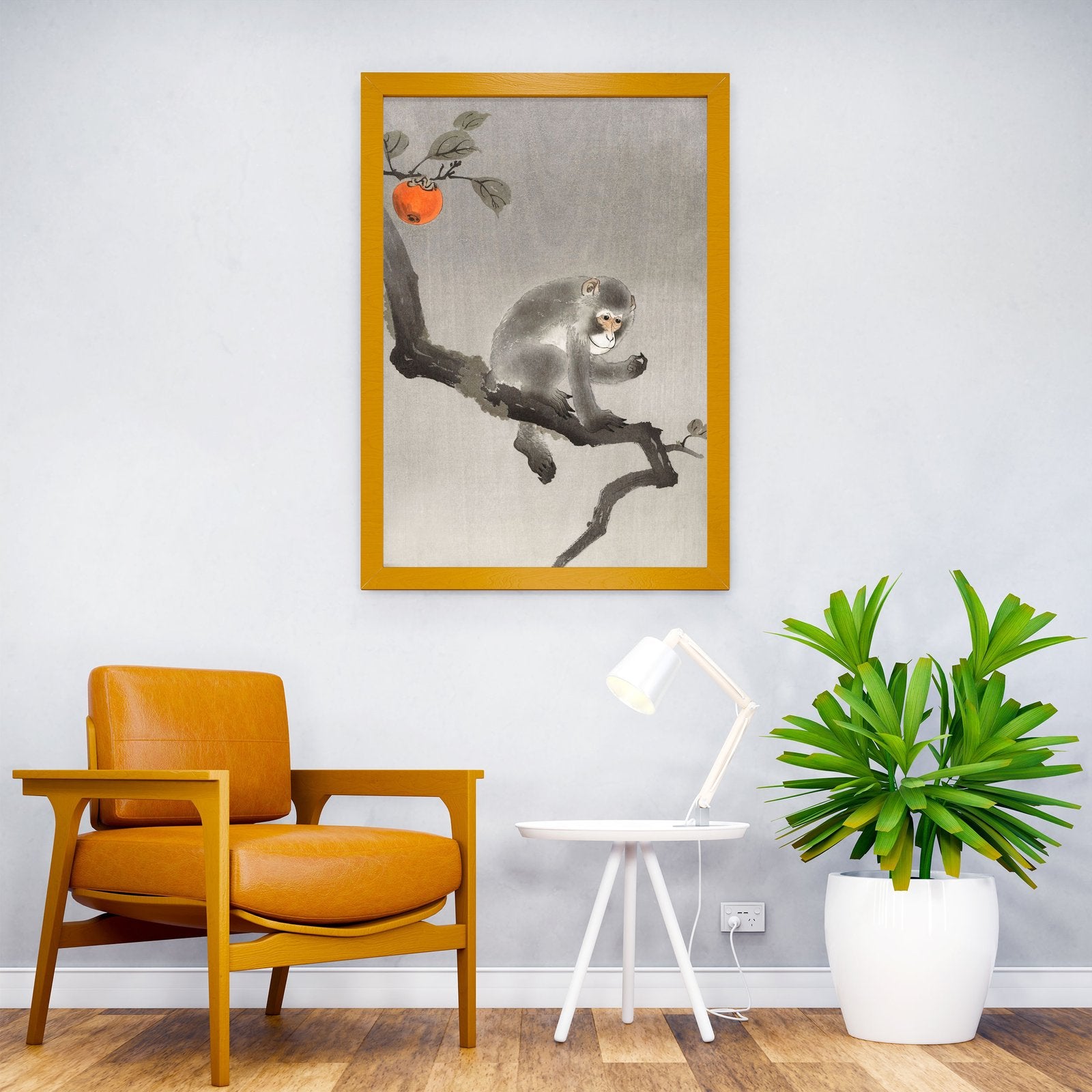 Monkey Asian Style Poster | Wall Art for Home & Office | High-Quality Print - High-Quality Visual Display